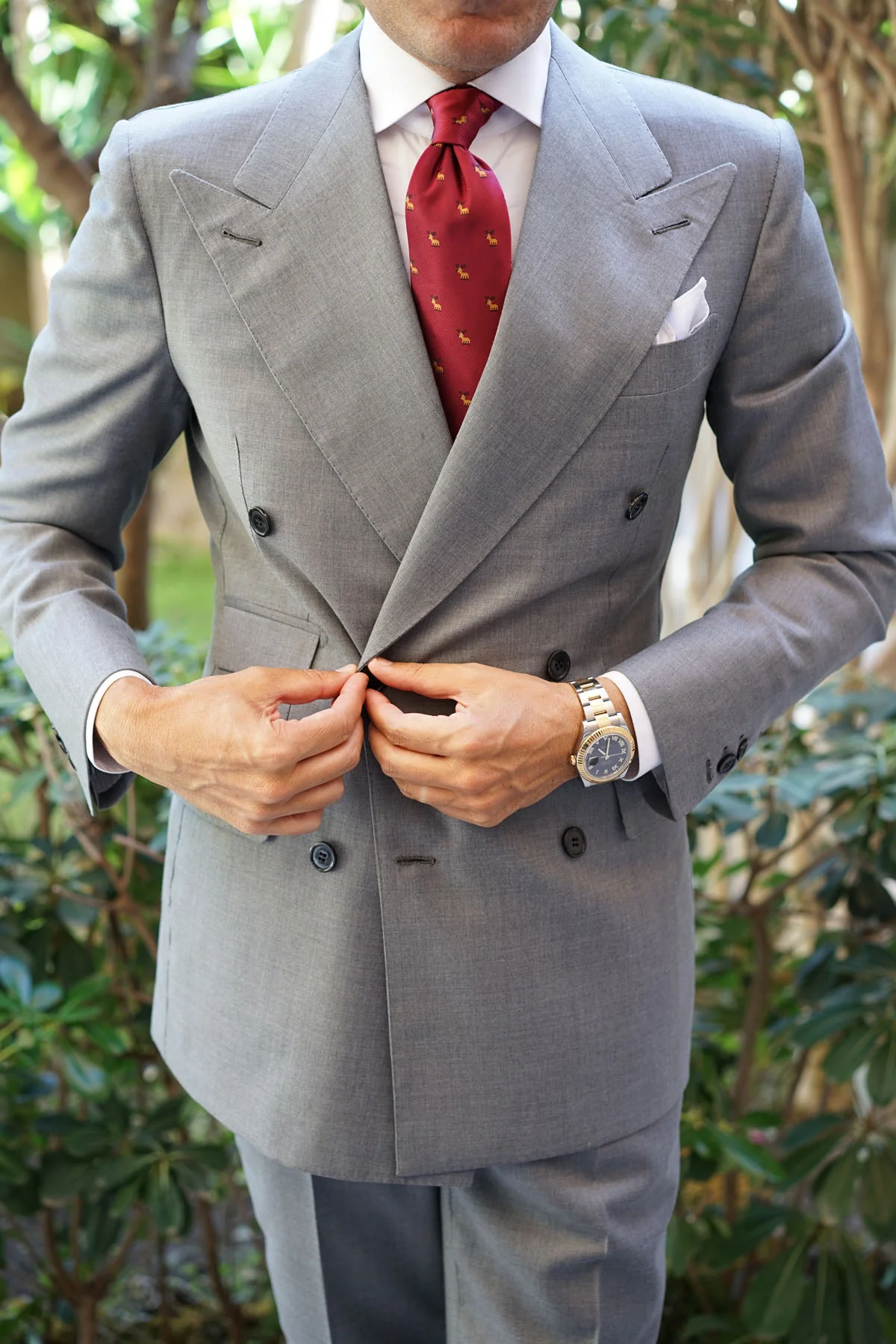 Reindeer Pixel Necktie - Image 5