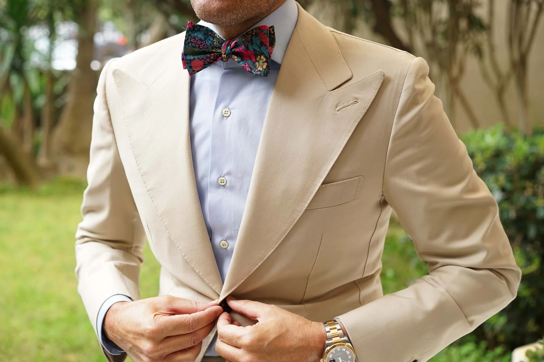 Rio de Janeiro Jungle Self Bow Tie - Image 6