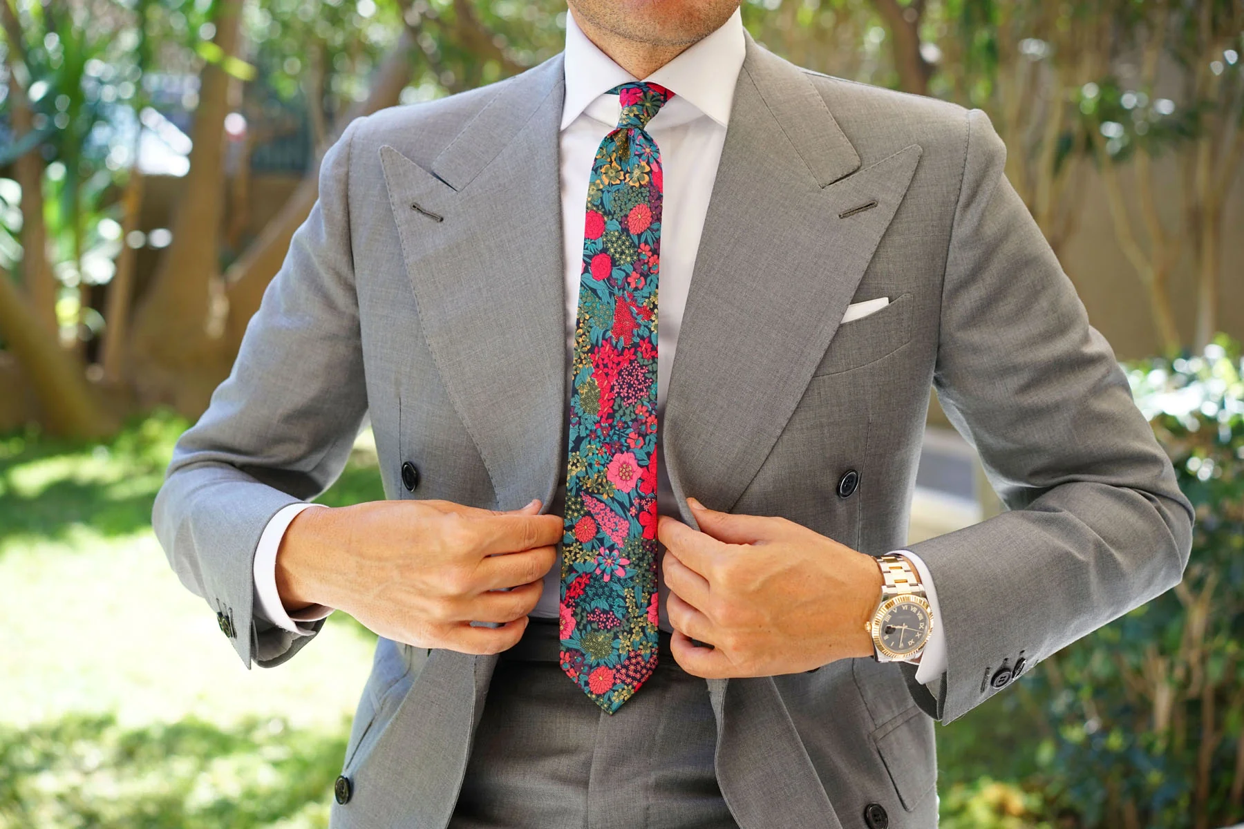 Rio de Janeiro Jungle Skinny Tie - Image 4