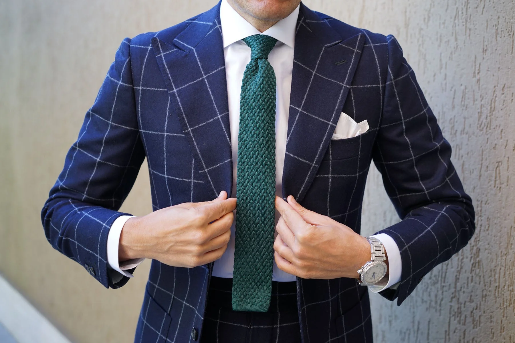 Rio Green Knitted Tie - Image 5