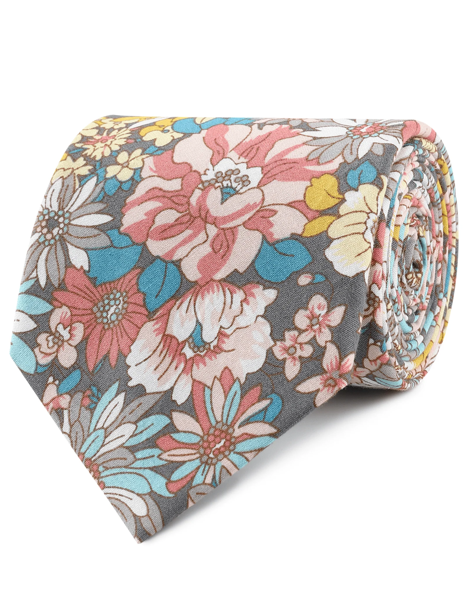 Riviera Bloom Floral Necktie - Image 2