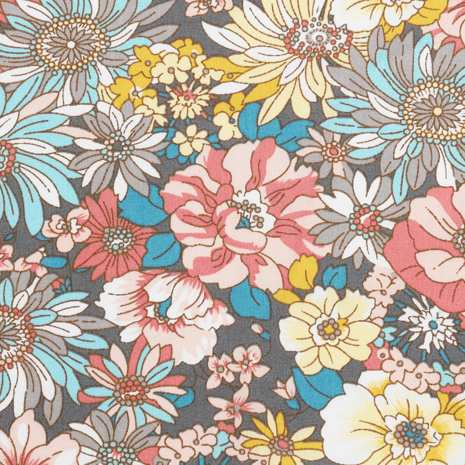 Riviera Bloom Floral Skinny Tie - Image 3