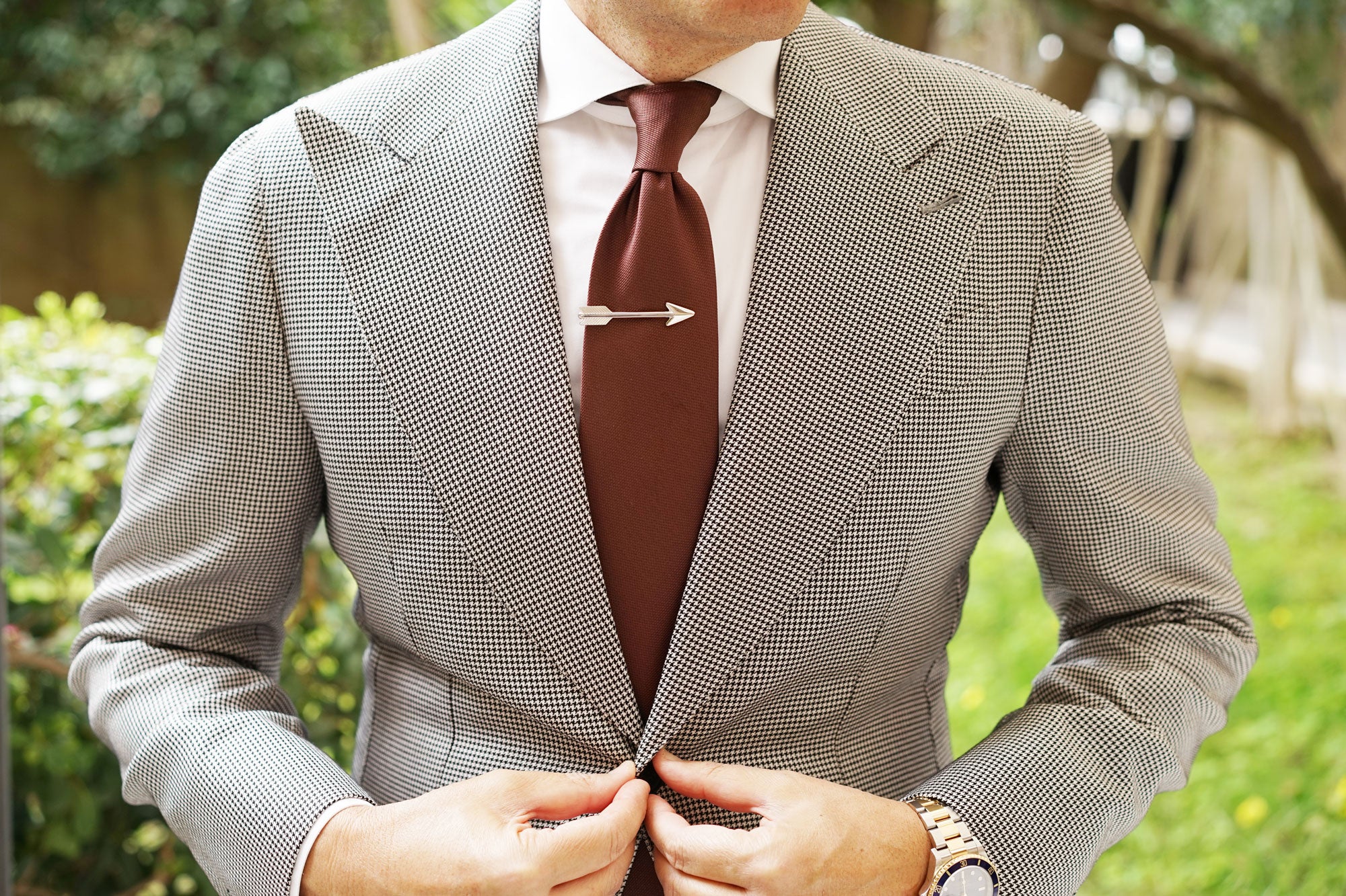 Robin Hood's Silver Arrow Tie Bar - Image 3