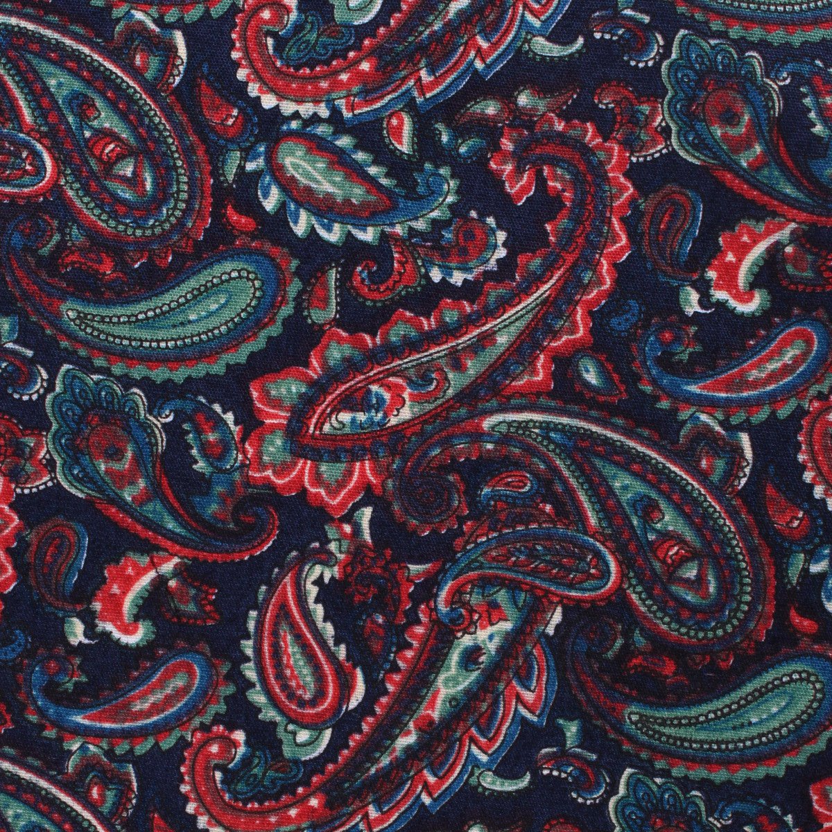 Rocambolesco Green Paisley Diamond Self Bow Tie - Image 3