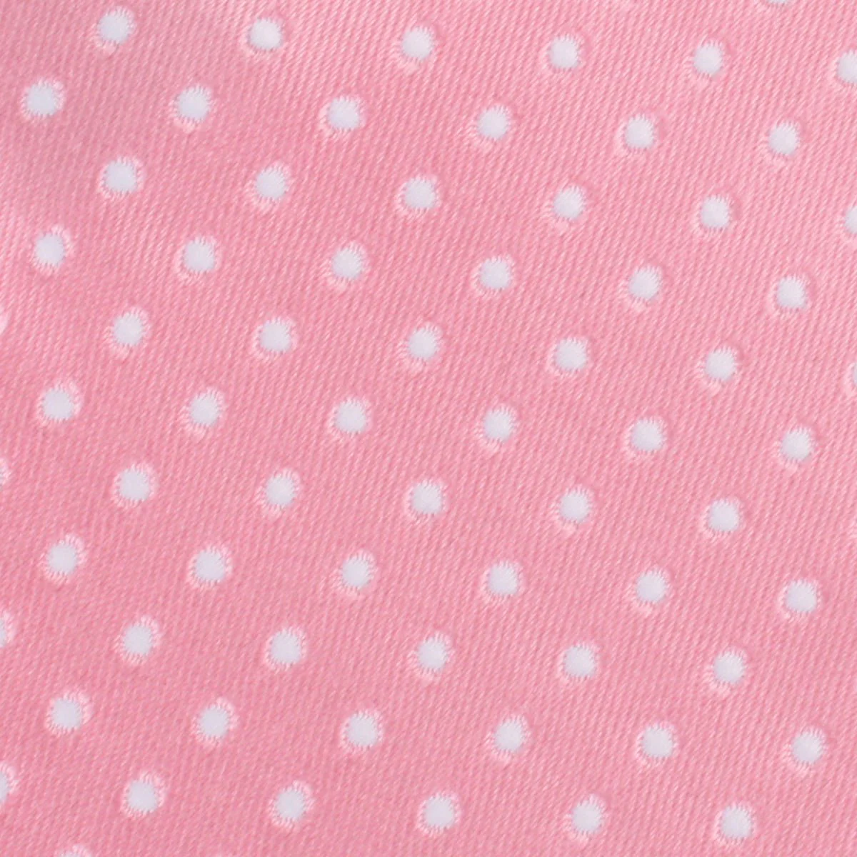 Rose Pink Mini Polka Dots Pocket Square - Image 2
