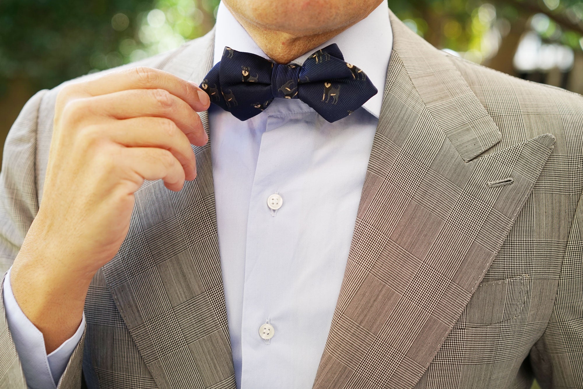 Rottweiler Dog Diamond Bow Tie - Image 9