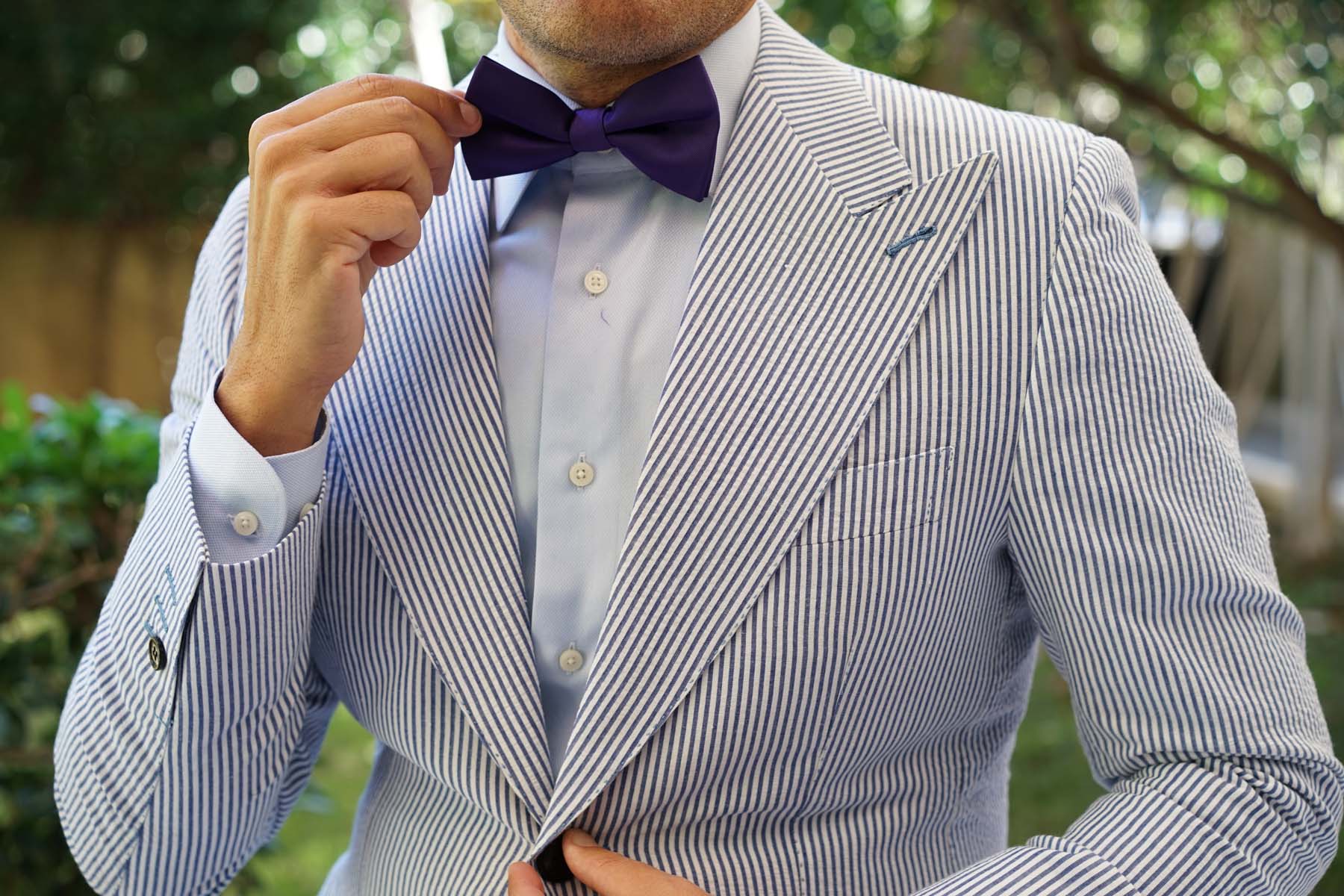Royal Purple Bow Tie - Image 5