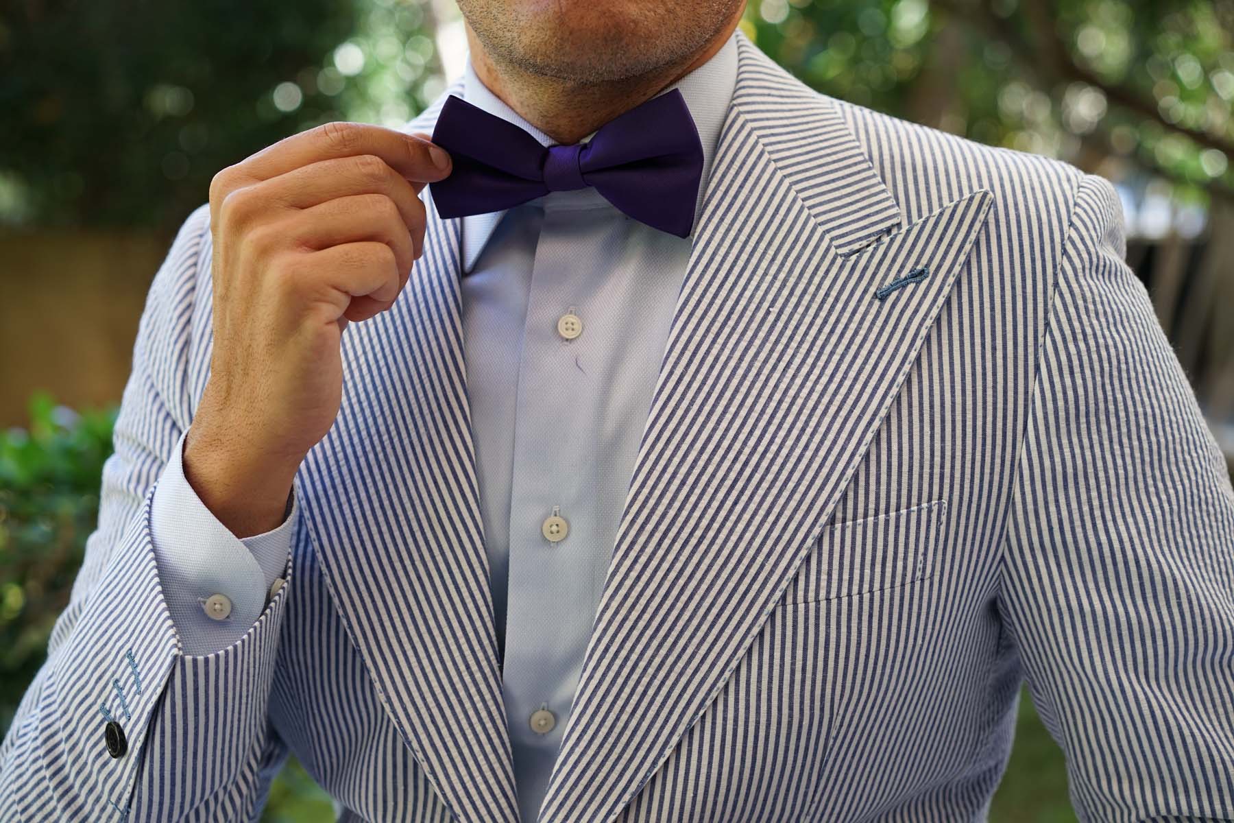 Royal Purple Bow Tie - Image 6