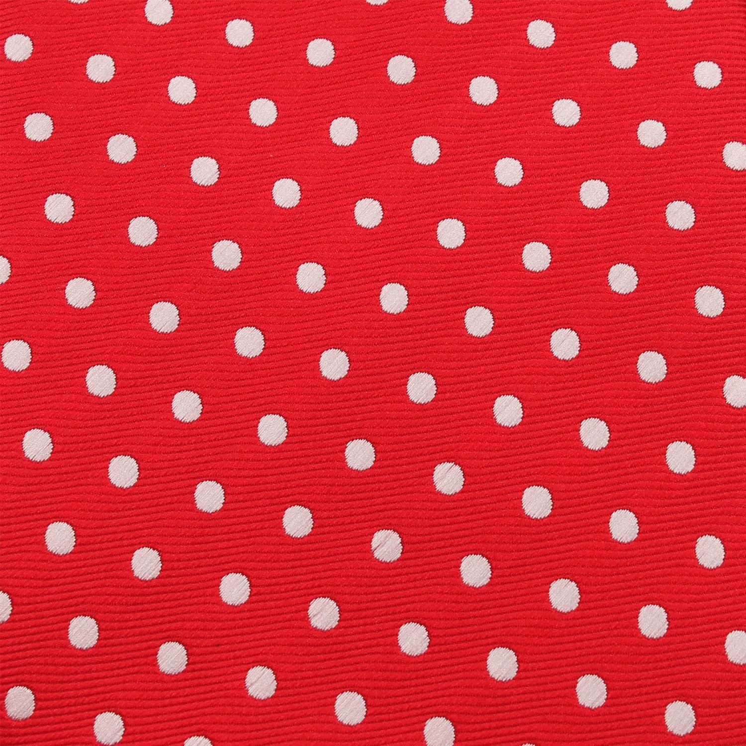 Royal Red Polka Dots Pocket Square - Image 2