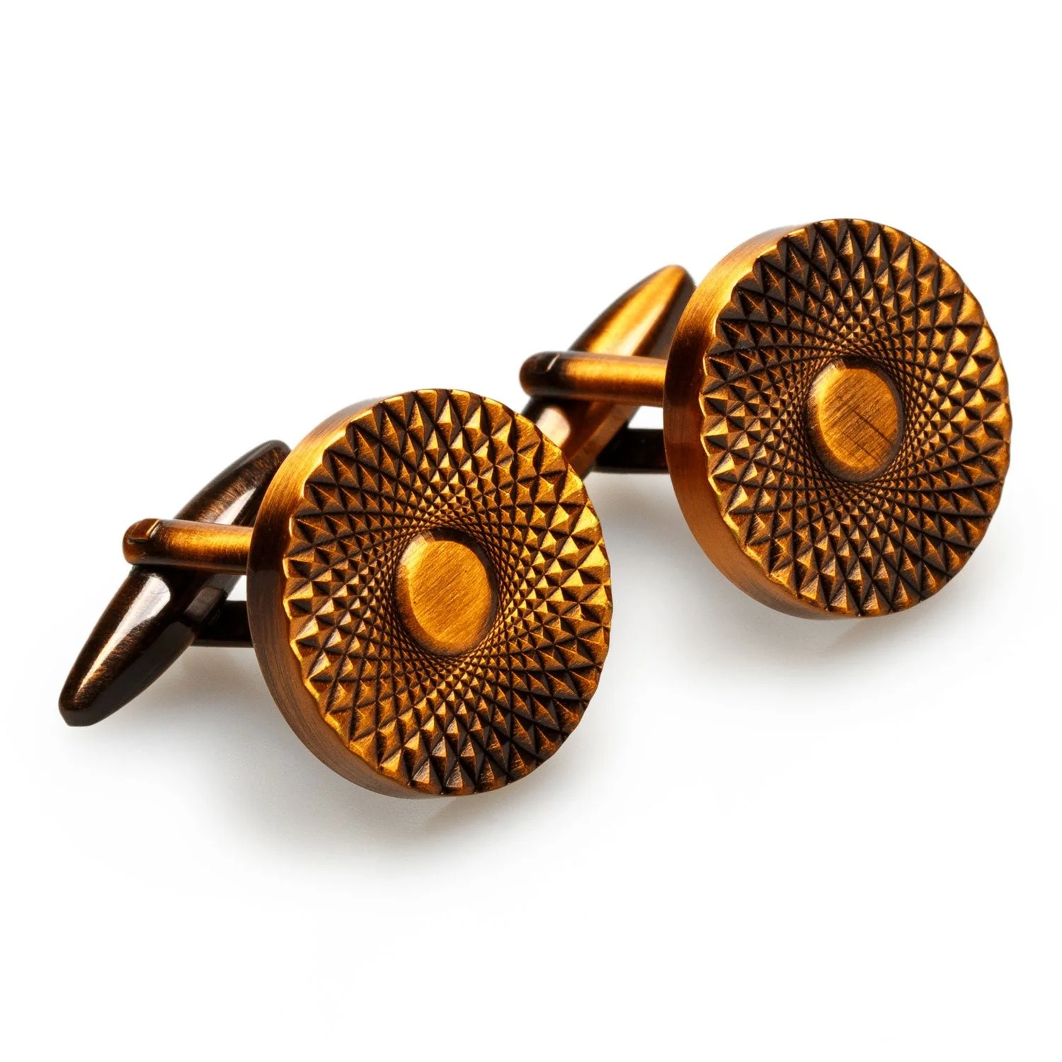 Royale Antique Copper Cufflinks - Image 2