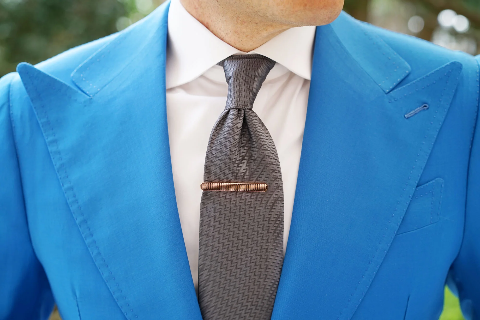 Royale Rose Gold Tie Bar - Image 9