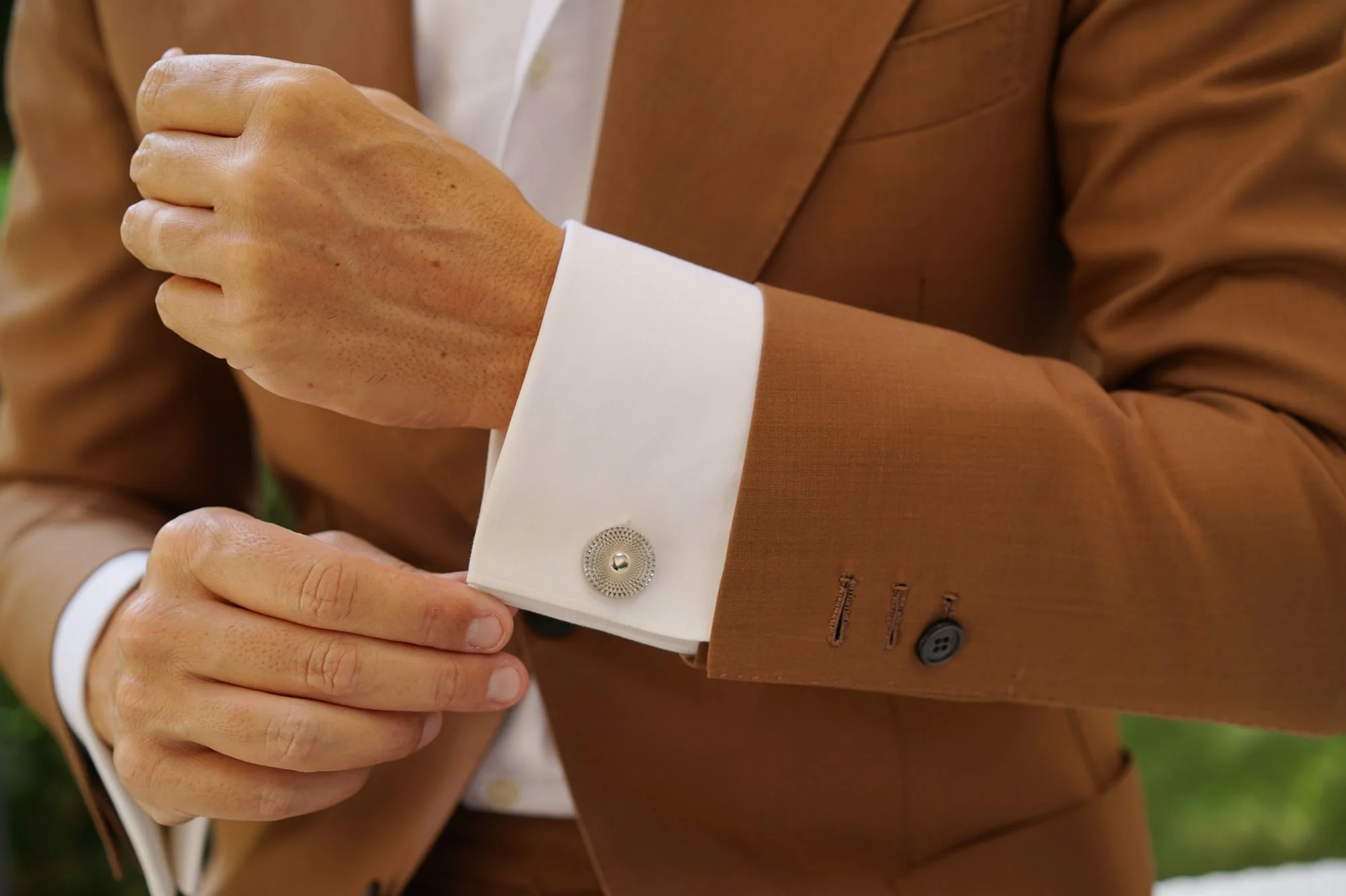 Royale Silver Cufflinks - Image 5