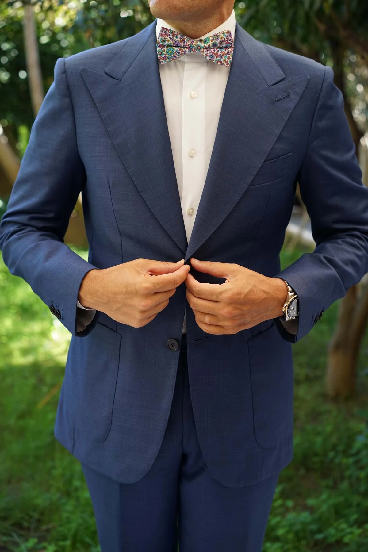 Sant Apollinare Floral Bow Tie - Image 4