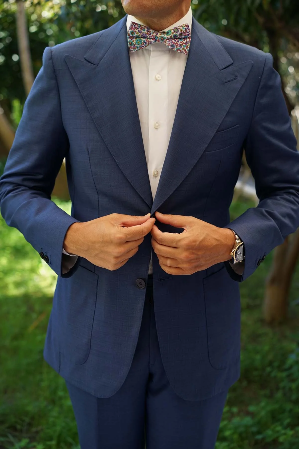 Sant Apollinare Floral Bow Tie - Image 7