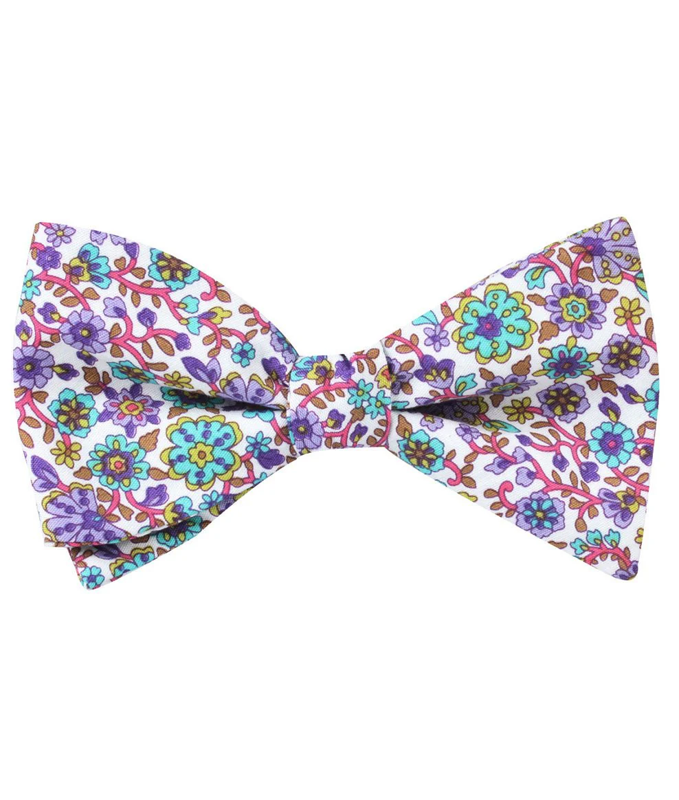 Sant Apollinare Floral Self Bow Tie - Image 2