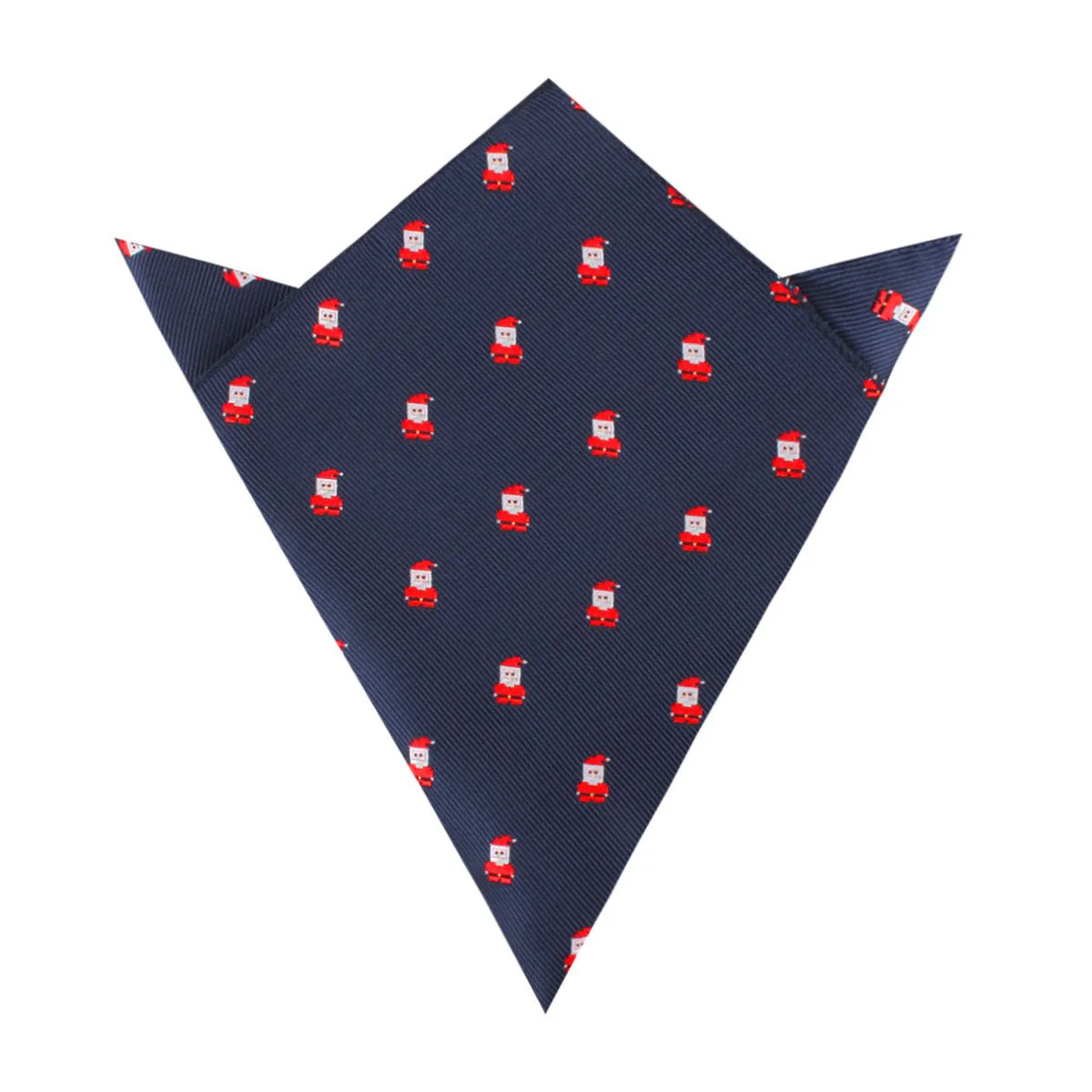 Santa Claus Pixel Christmas Pocket Square