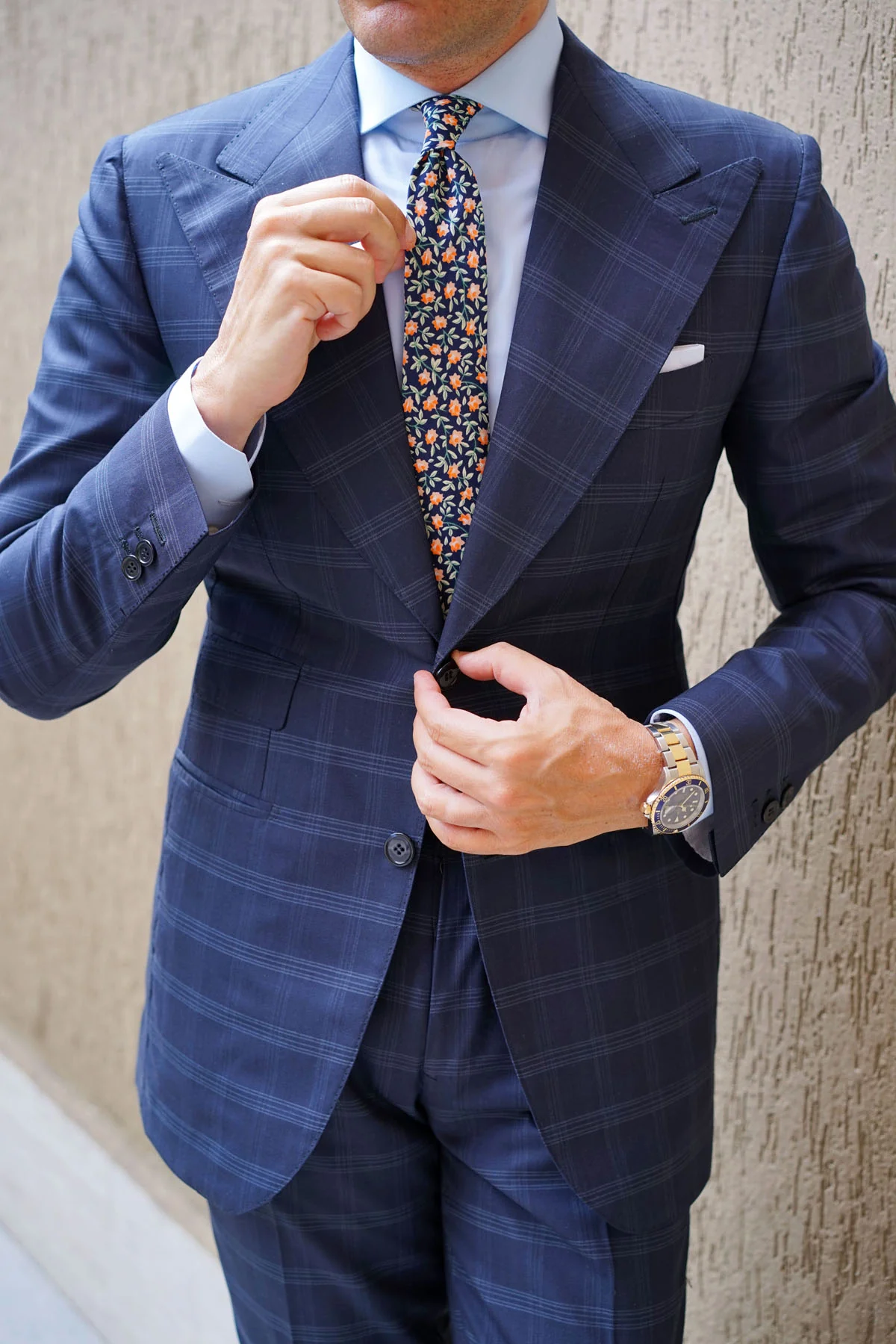 Santo Domingo Floral Skinny Tie - Image 9