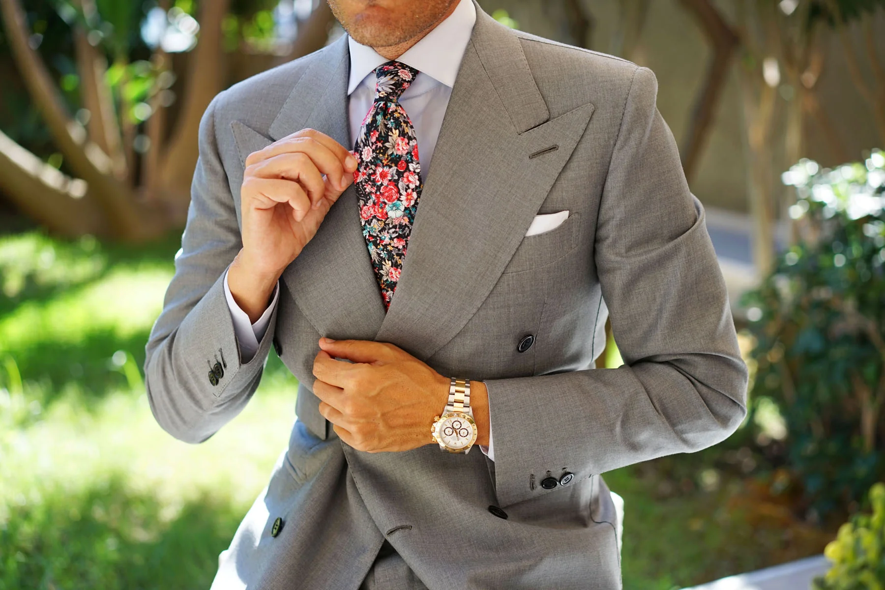 Sardinia Bloom Floral Tie - Image 11