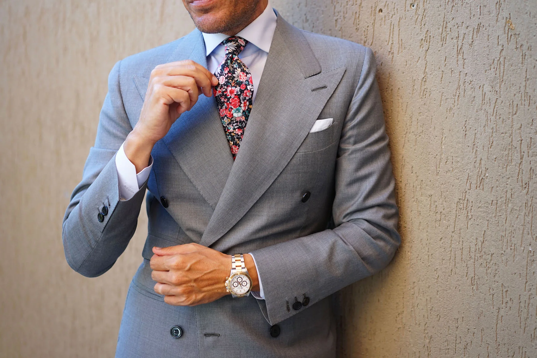 Sardinia Bloom Floral Tie - Image 6