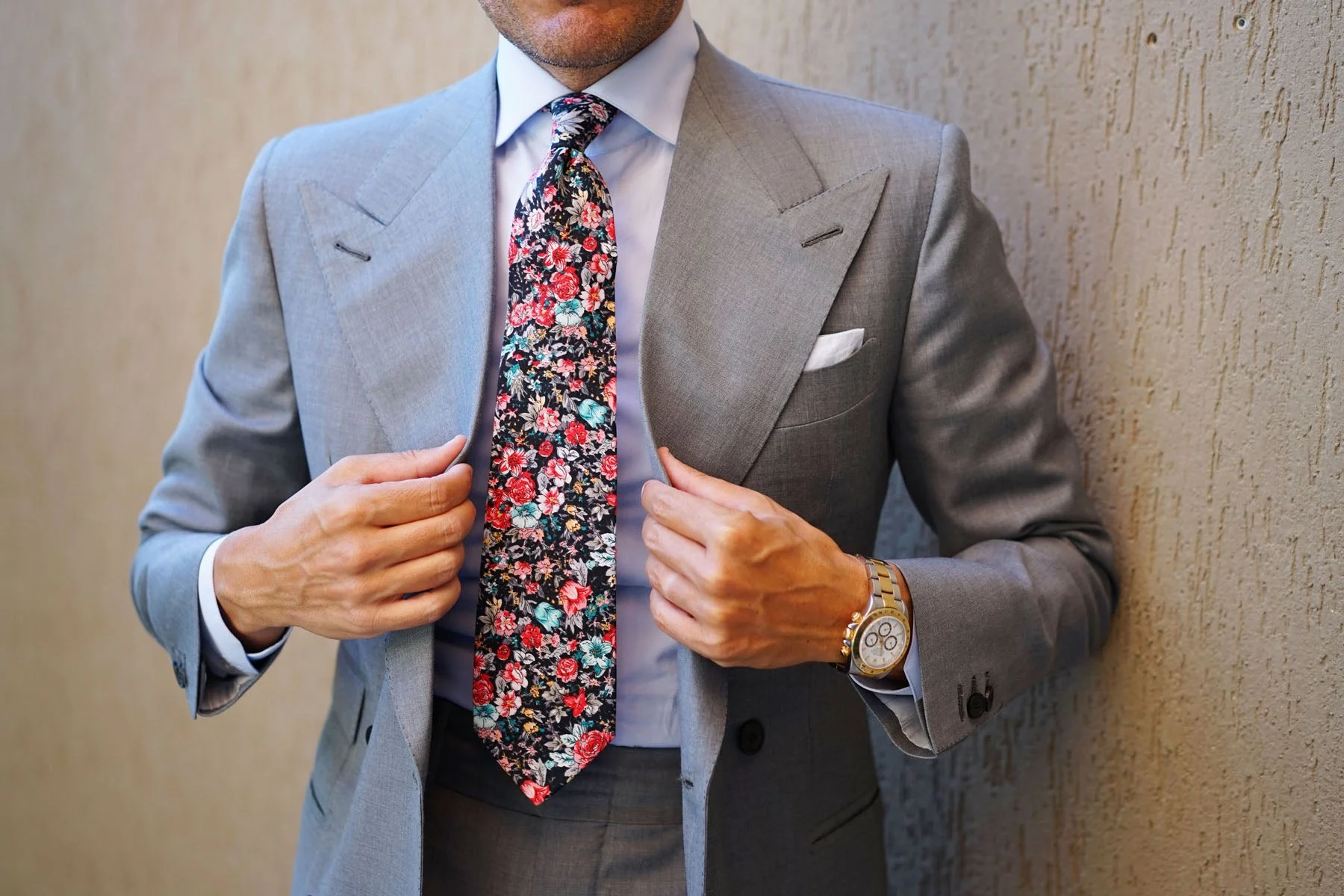 Sardinia Bloom Floral Tie - Image 8