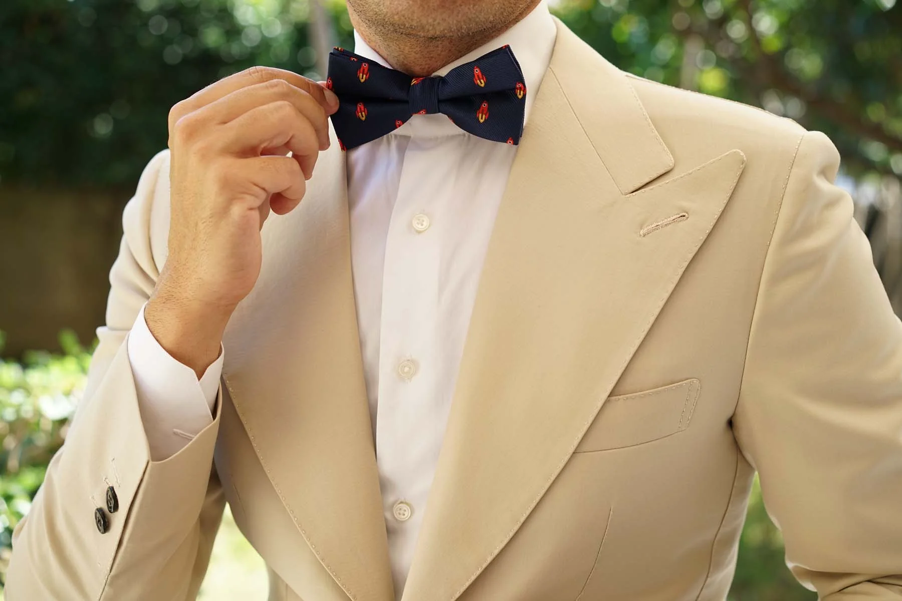 Saturn Red Rocket Bow Tie - Image 6