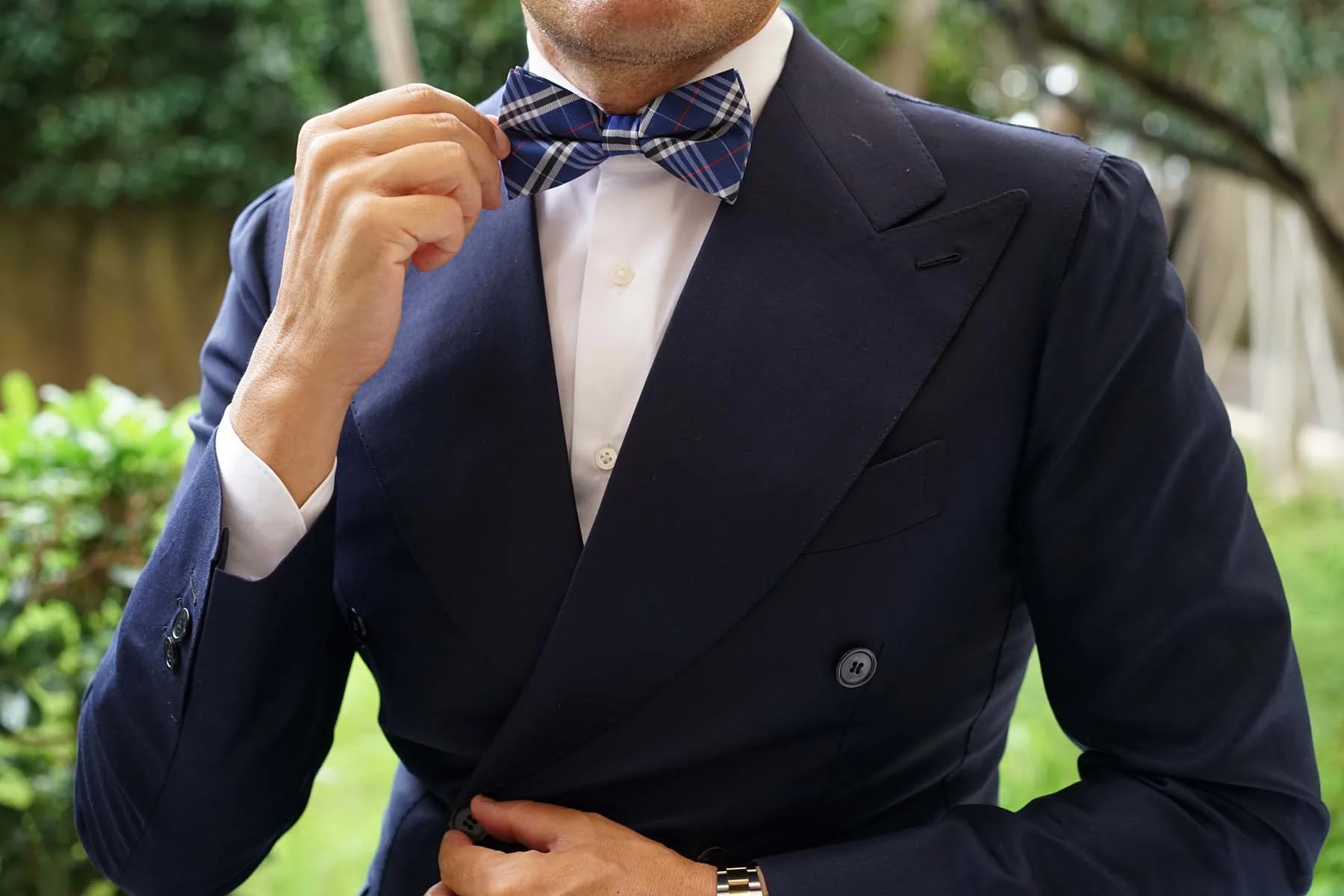 Scotch Blue Bow Tie - Image 3