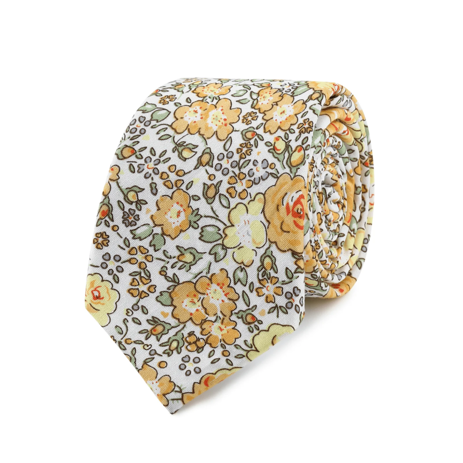 Seville Citrus Blossom Skinny Tie - Image 2