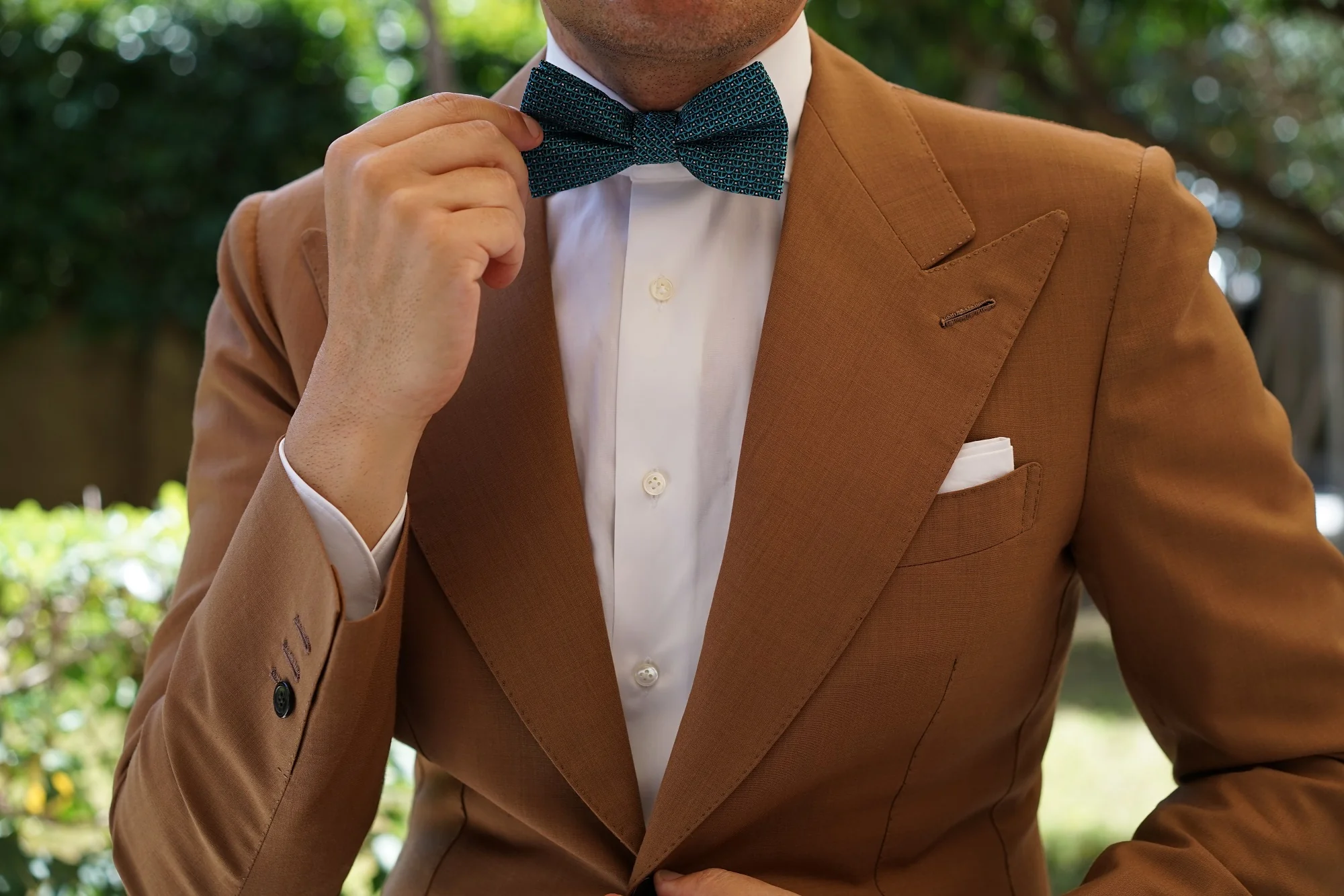 Seychelles Teal Anchor Bow Tie - Image 9