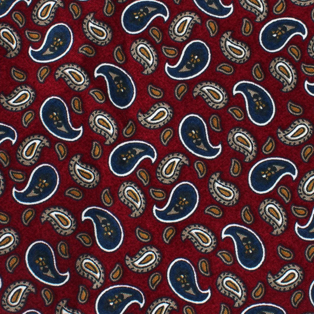 Shah of Iran Burgundy Paisley Bow Tie - Image 2
