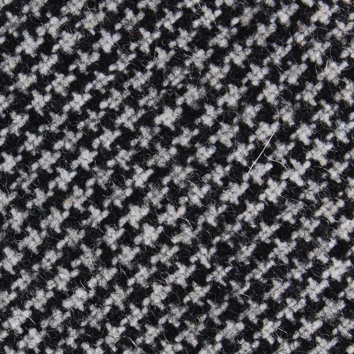 Sheepish Black Houndstooth Wool Diamond Bow Tie - Image 2