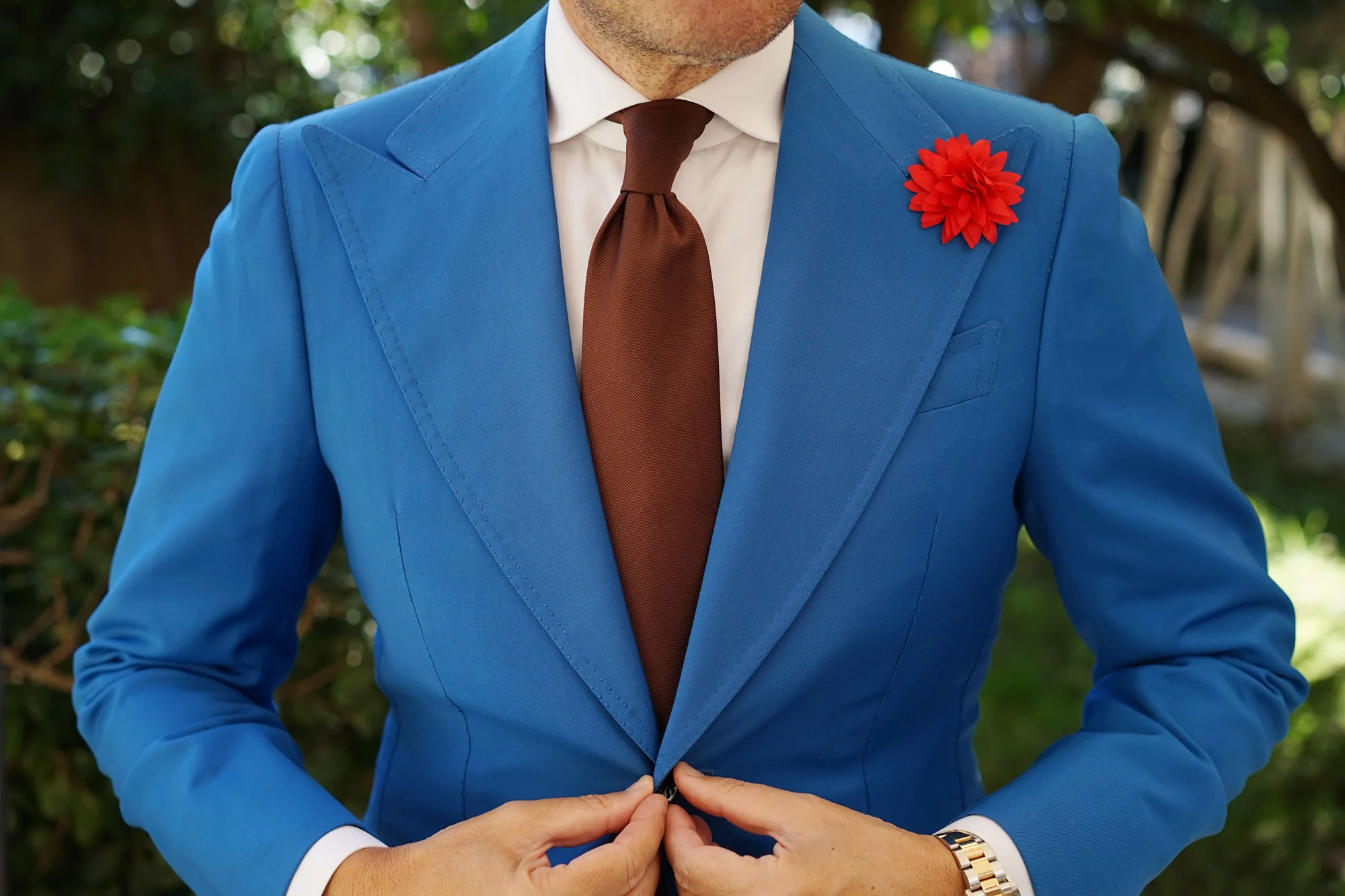 Sherlock Red Lapel Flower - Image 6
