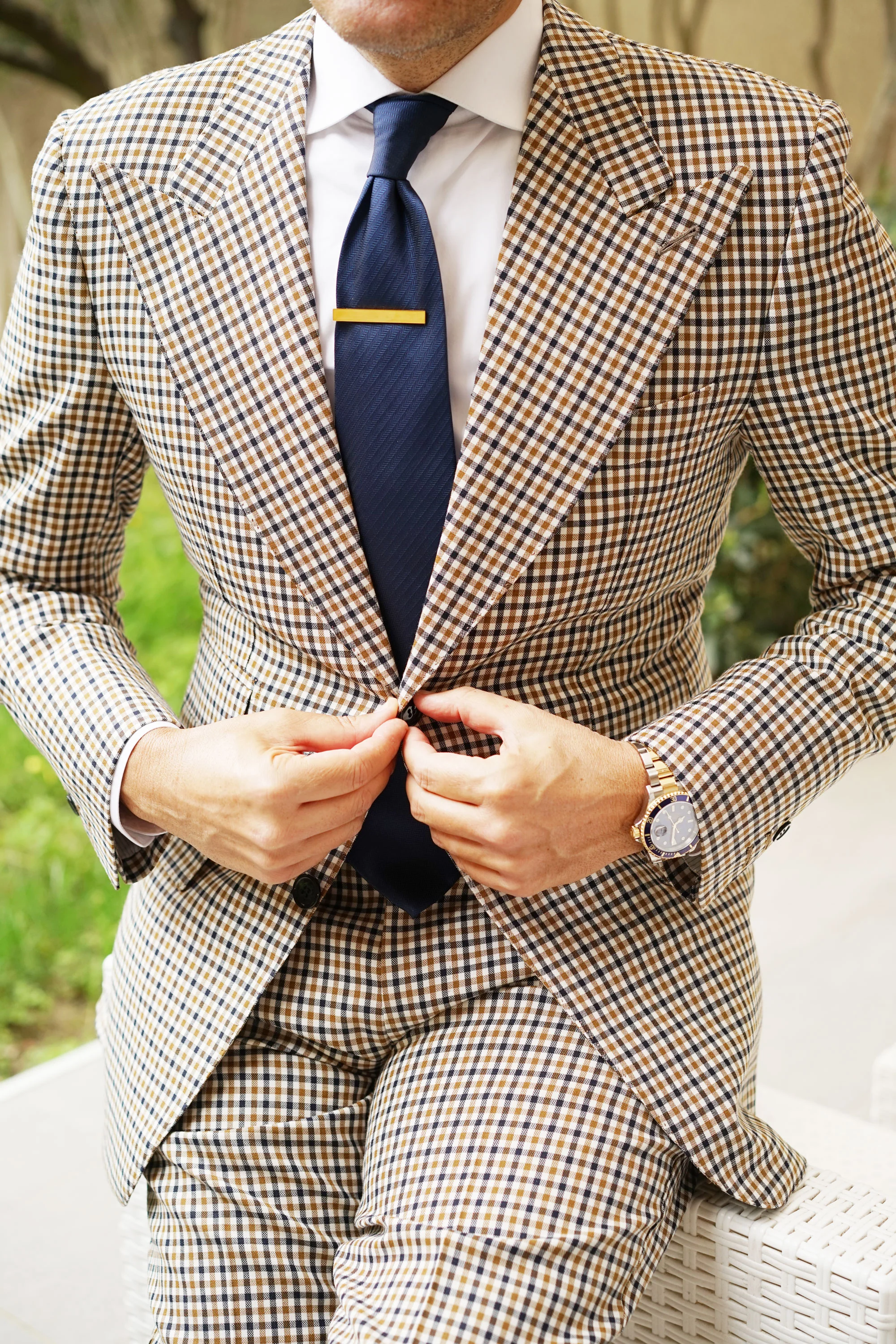 Shining Gold Tie Bar - Image 8