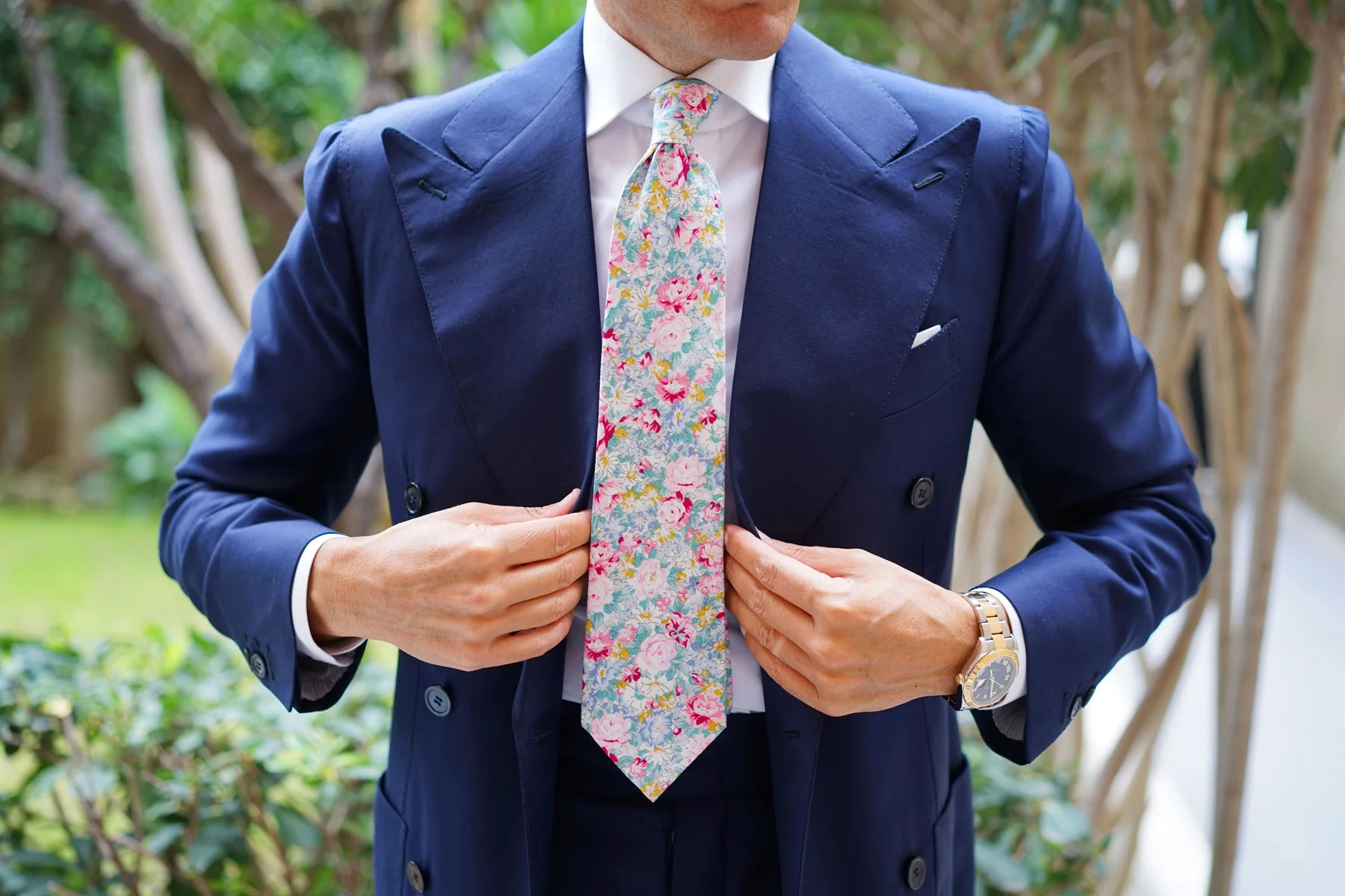 Shinjuku Floral Necktie - Image 6