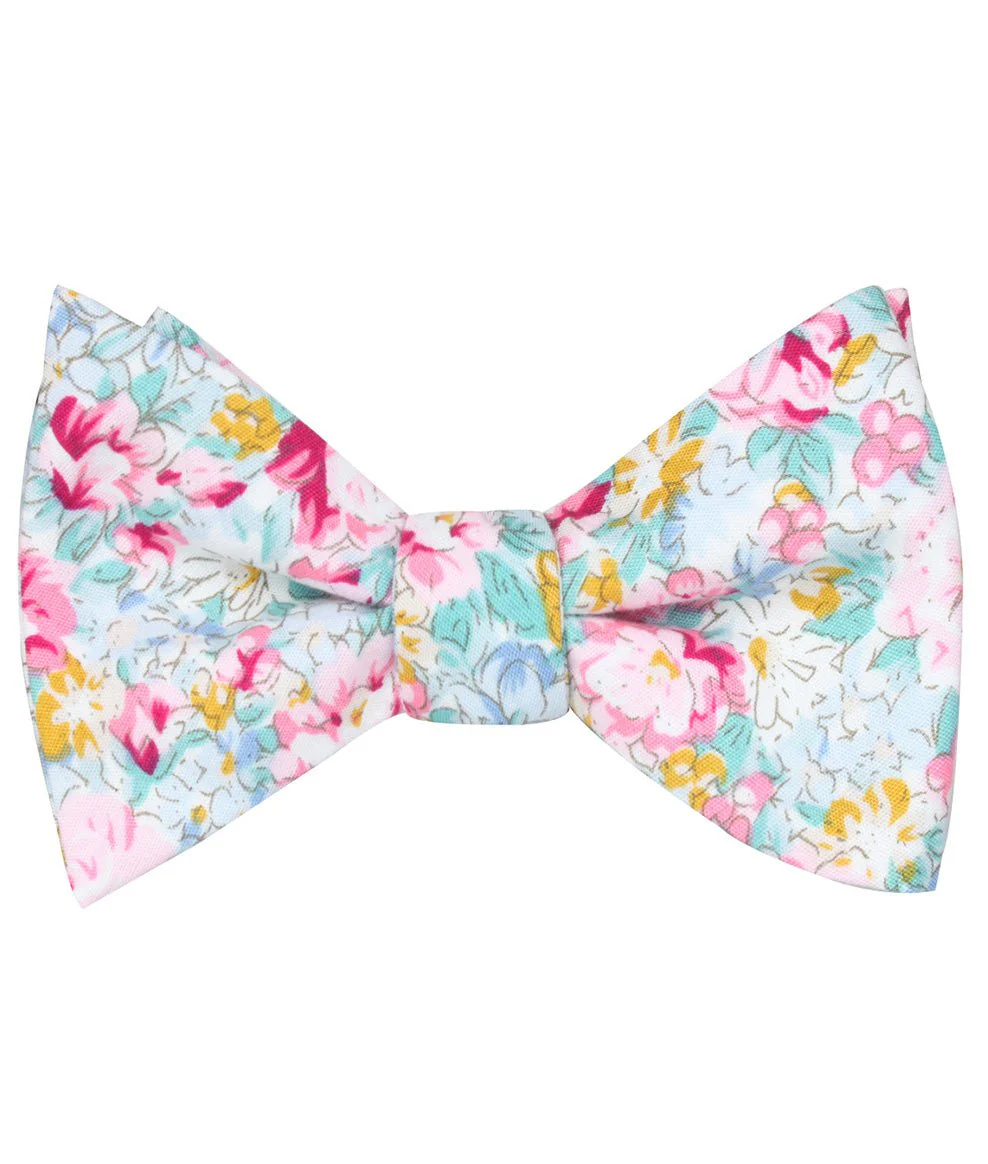 Shinjuku Floral Self Bow Tie - Image 2