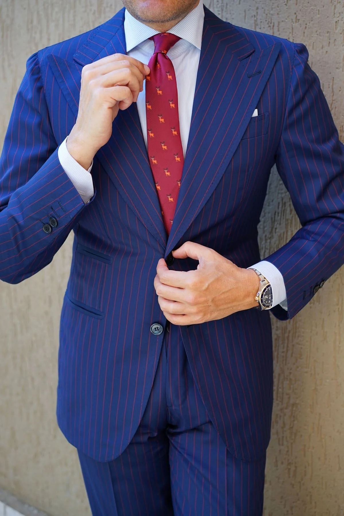 Siberian Reindeer Skinny Tie - Image 10