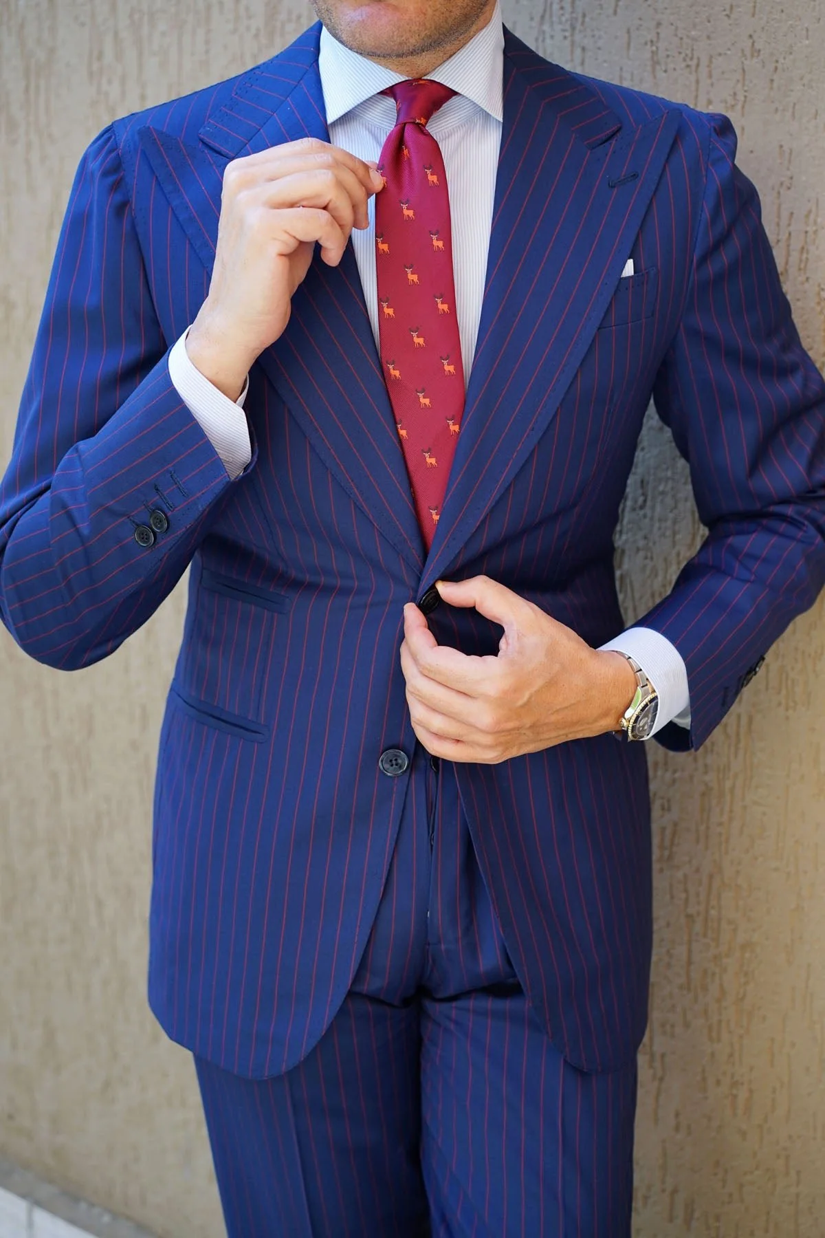 Siberian Reindeer Skinny Tie - Image 7