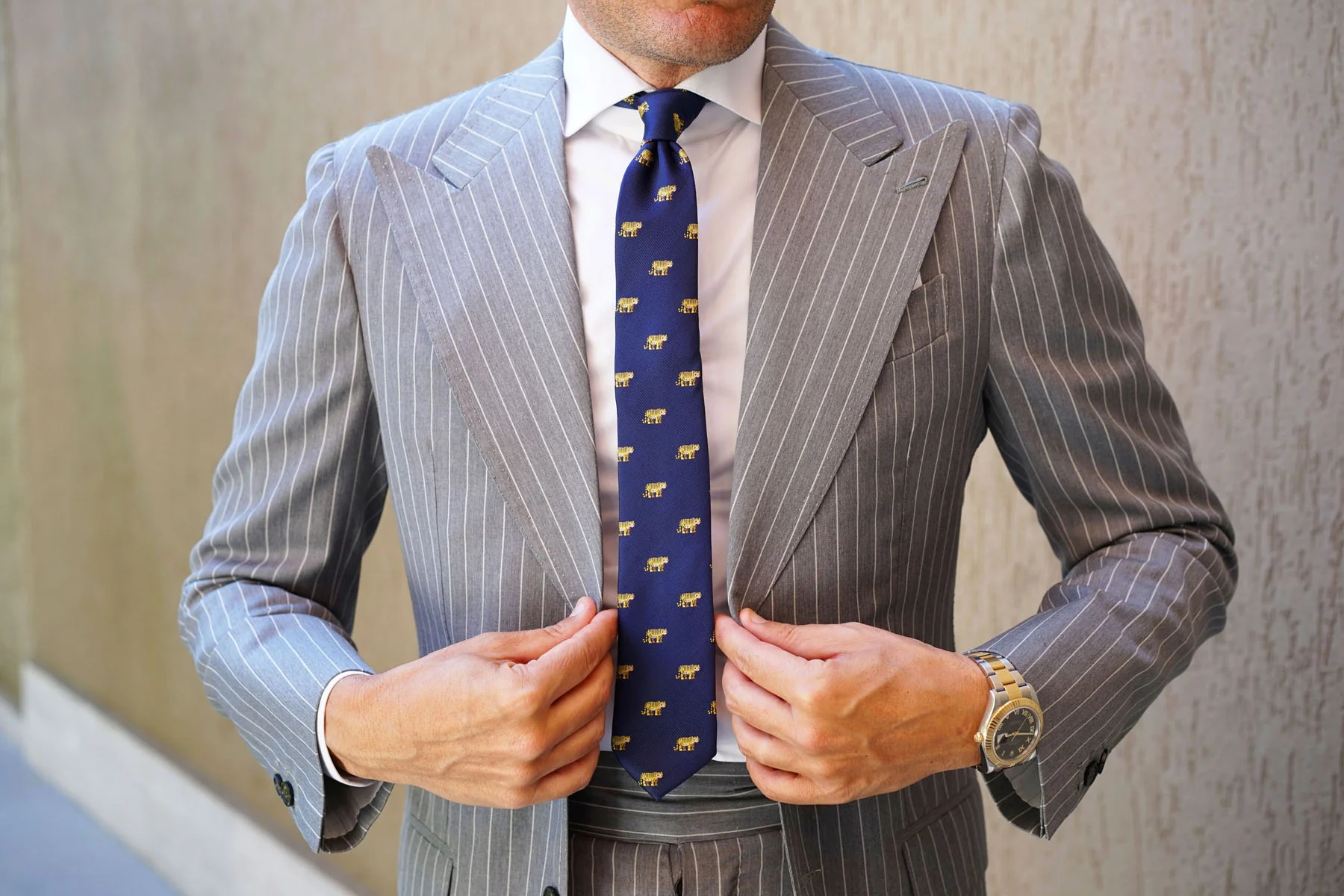Siberian Tiger Skinny Tie - Image 6