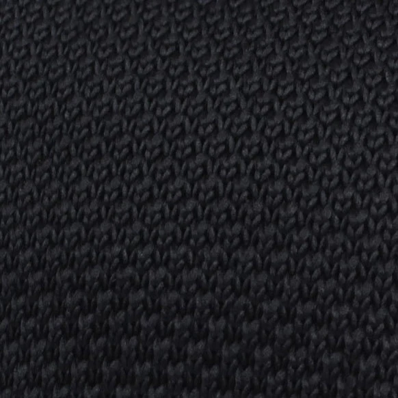 Sillage Black Knitted Tie - Image 2