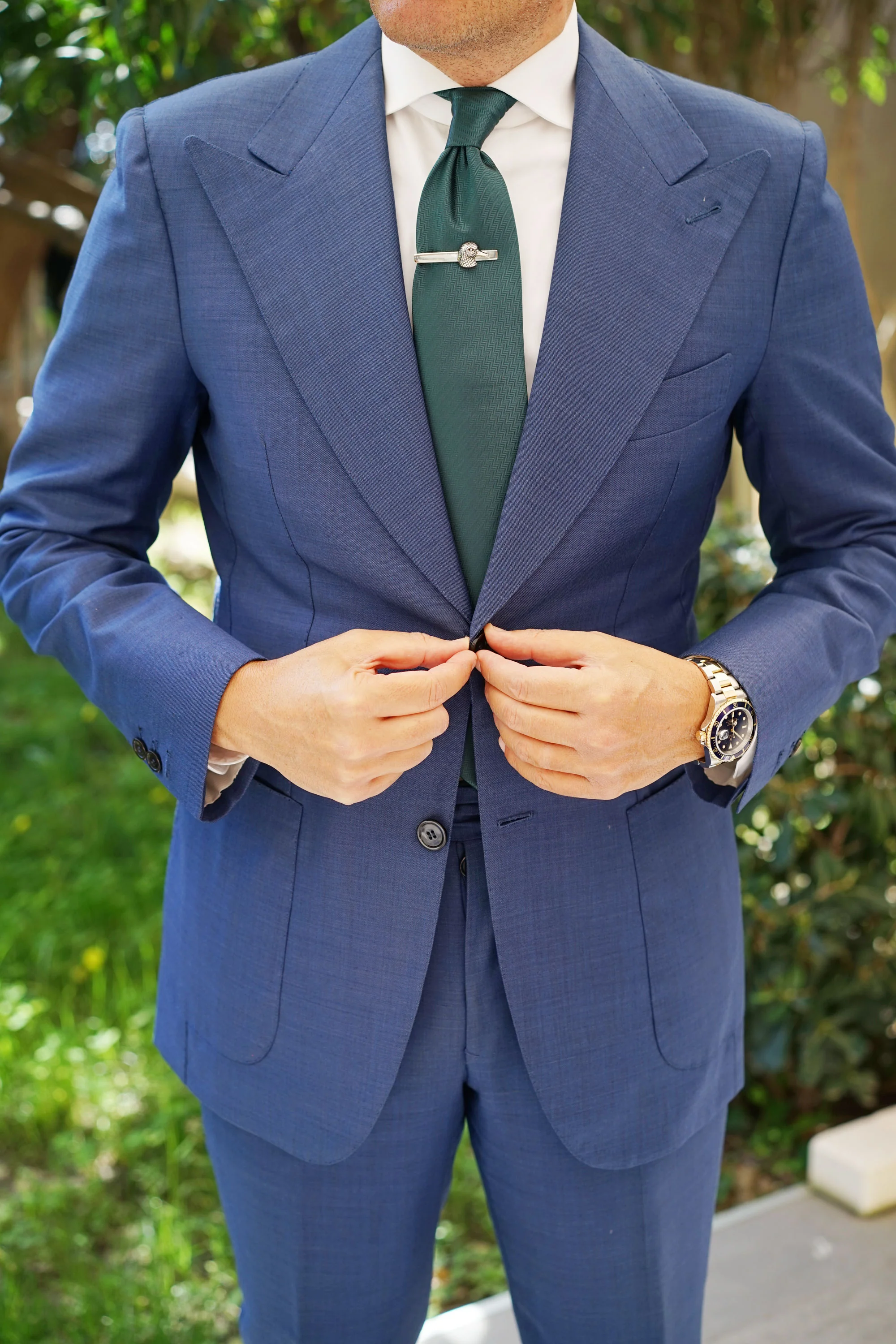 Silver Albatross Duck Tie Bar - Image 4