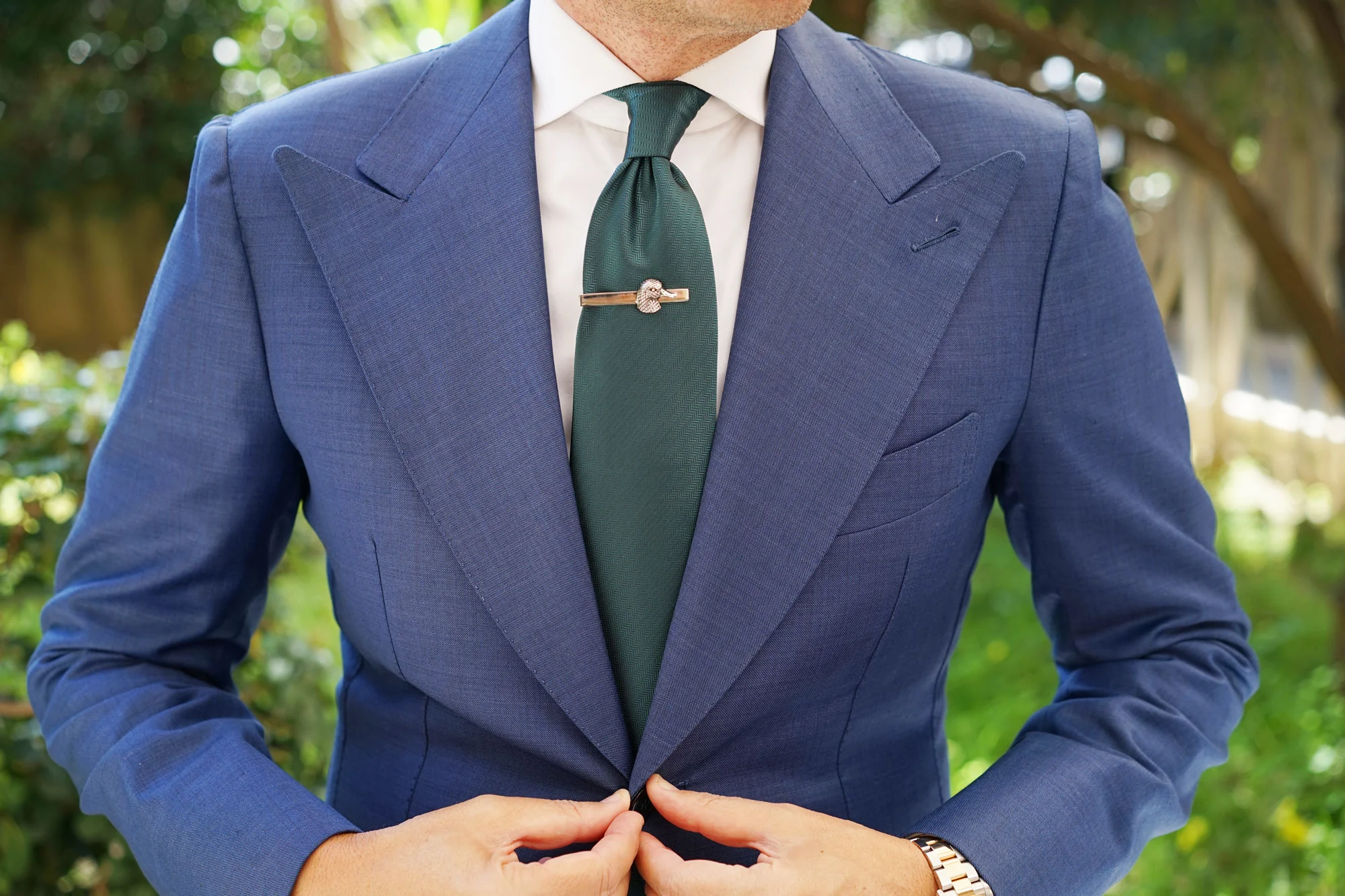Silver Albatross Duck Tie Bar - Image 7