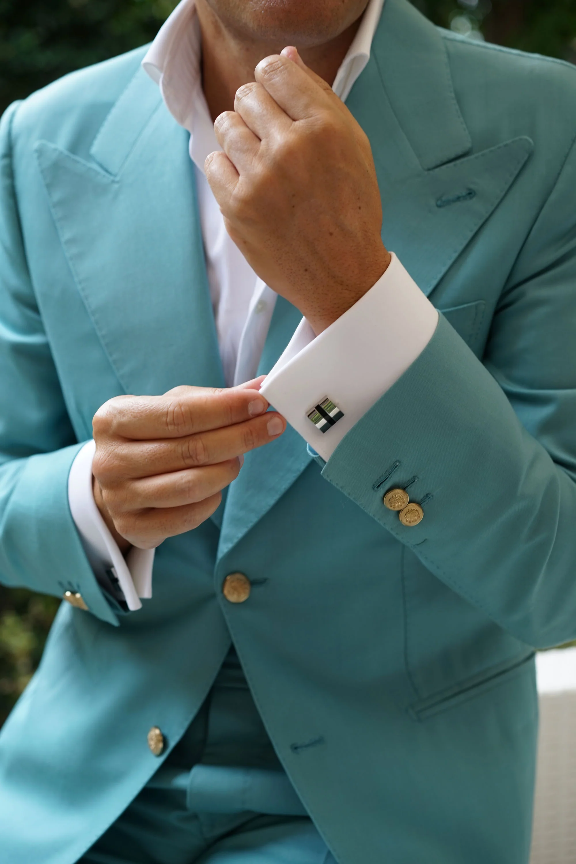 Silver Cyclops Cufflinks - Image 6