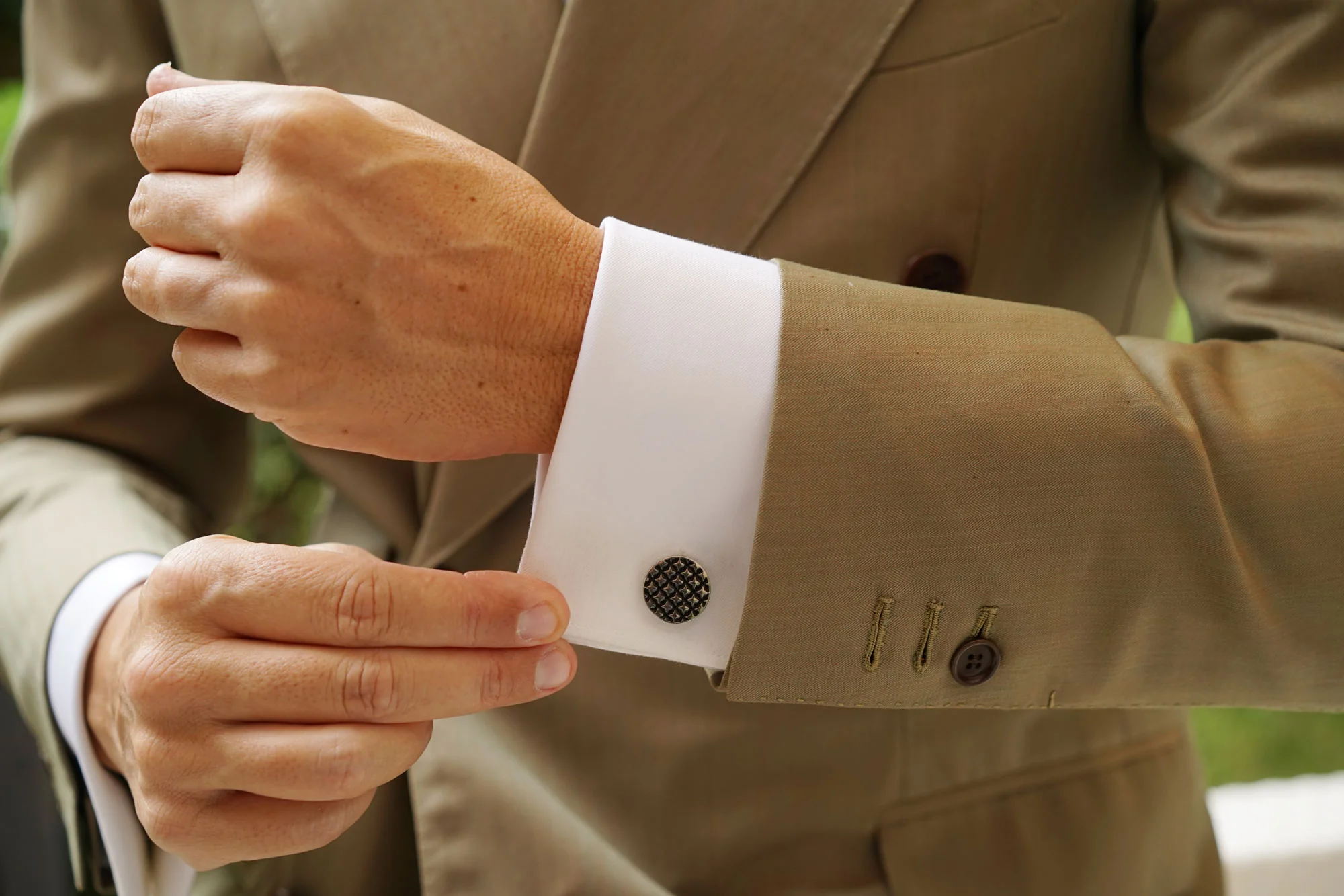 Silver Four Point Star Cufflinks - Image 9