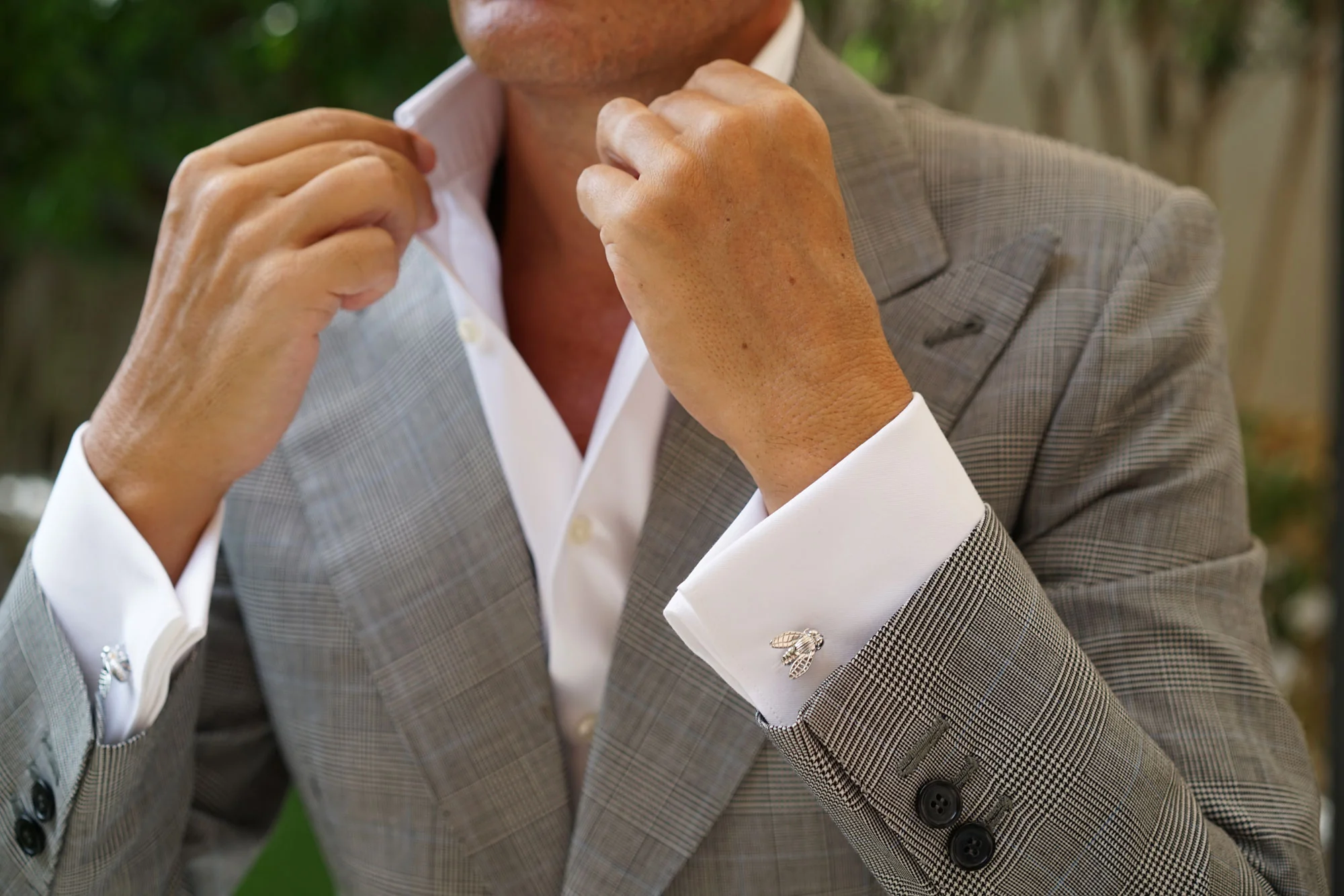 Silver Horse Fly Cufflinks - Image 3