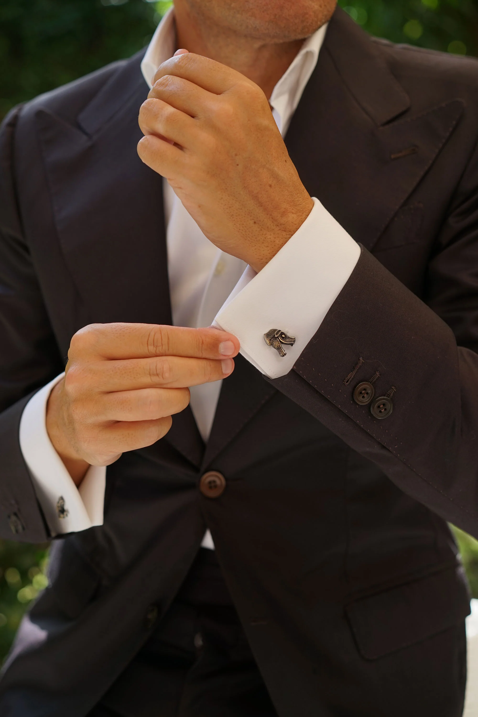 Silver Raptor Dinosaur Cufflinks - Image 5