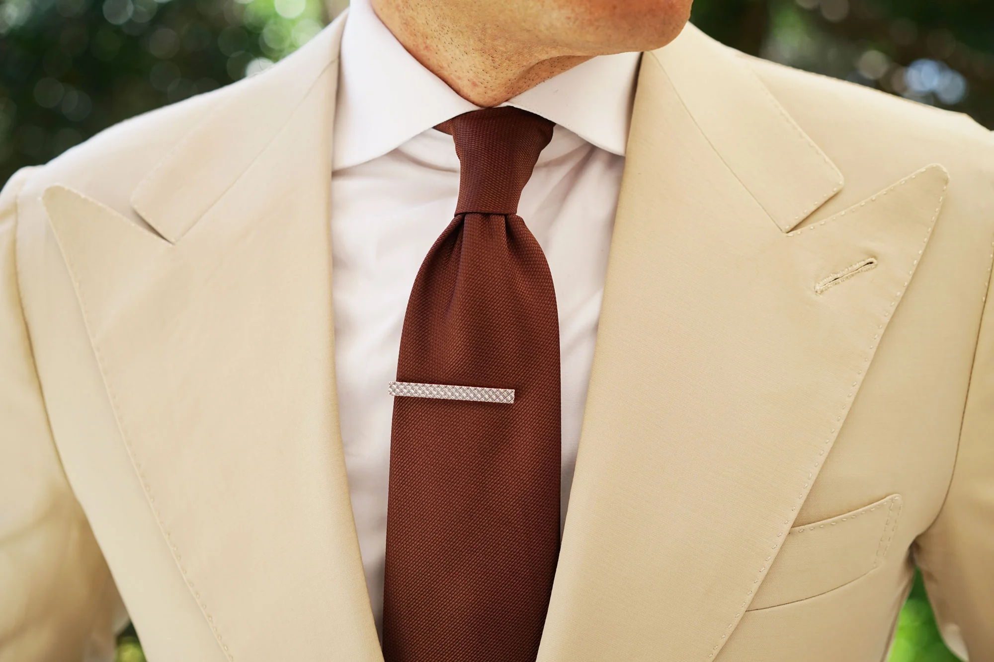 Silver Shangri-La Tie Bar - Image 6