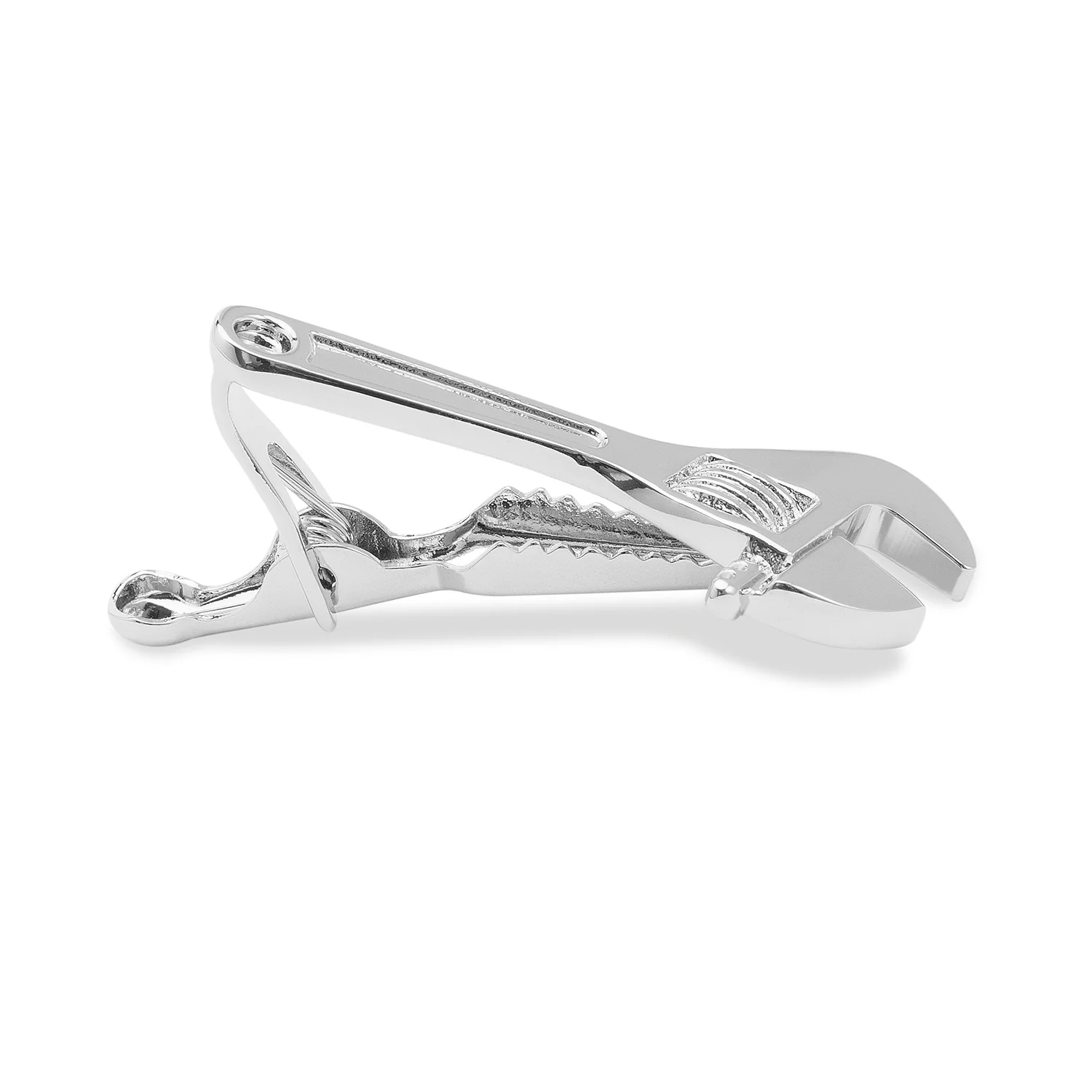 Silver Shifting Spanner Tool Tie Bar - Image 2