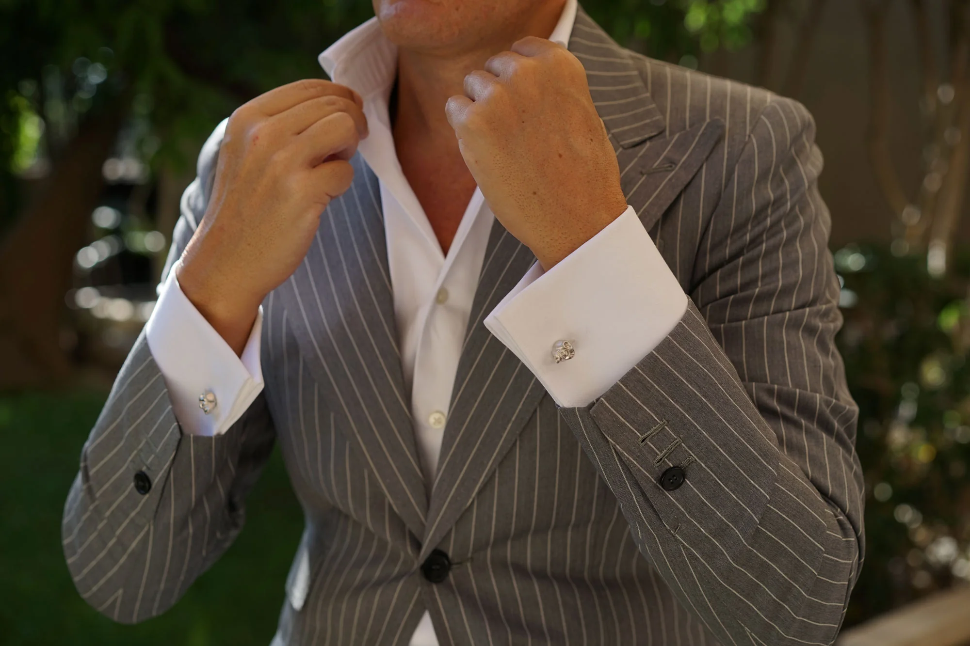 Silver Skull Cufflinks - Image 7