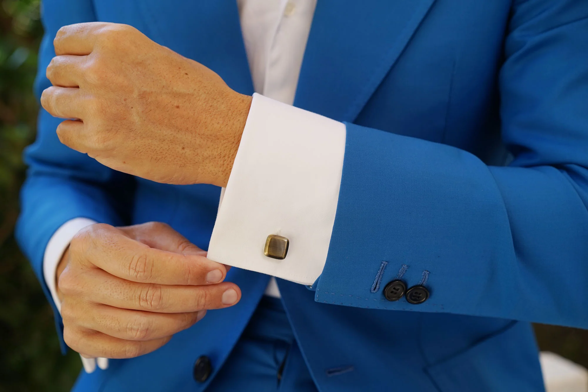 Simmons Antique Brass Cufflinks - Image 9