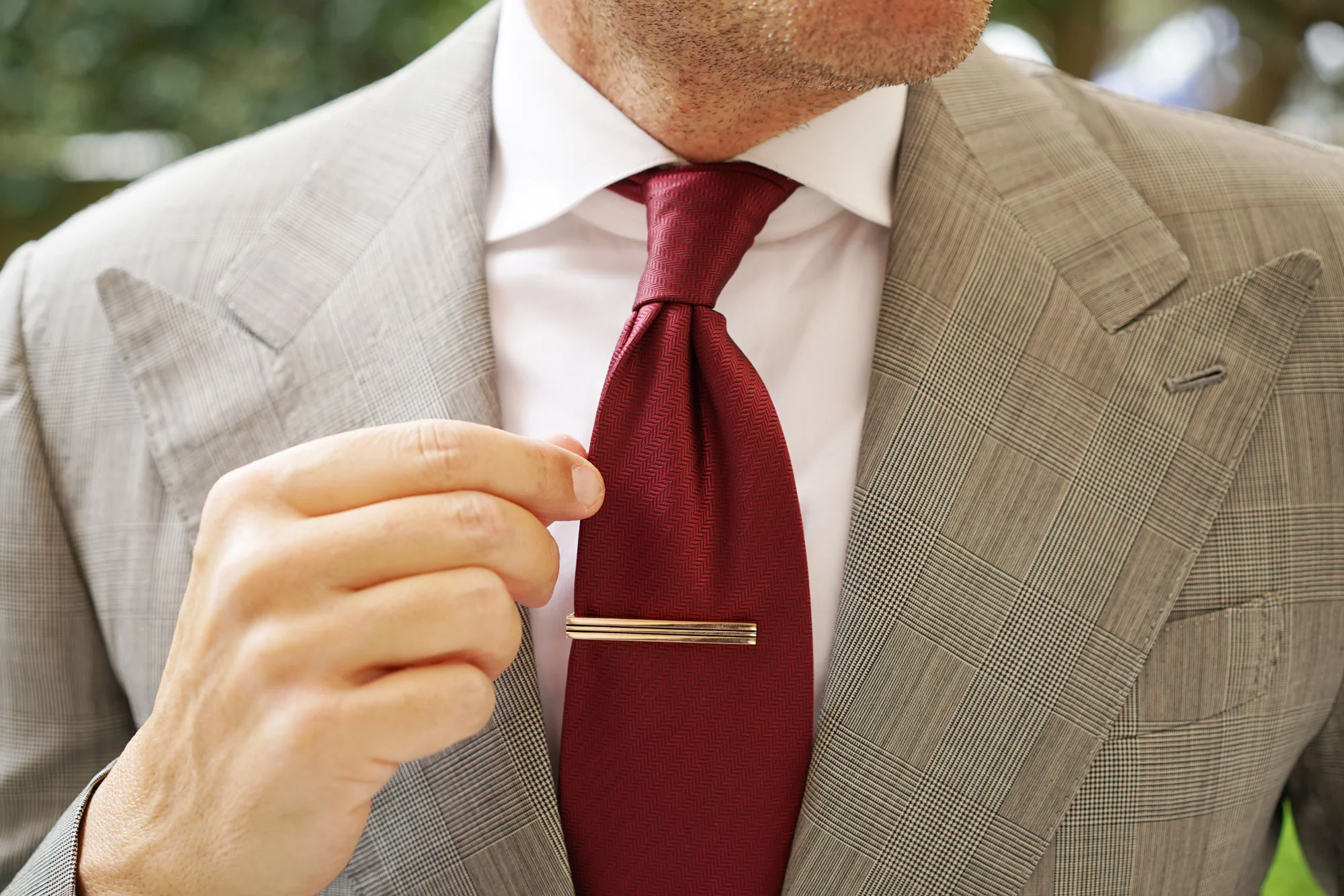 Sinatra Rose Gold Tie Bar - Image 7