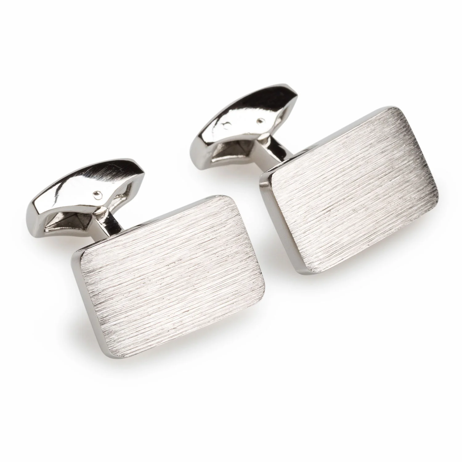 Sinatra Silver Cufflinks - Image 2